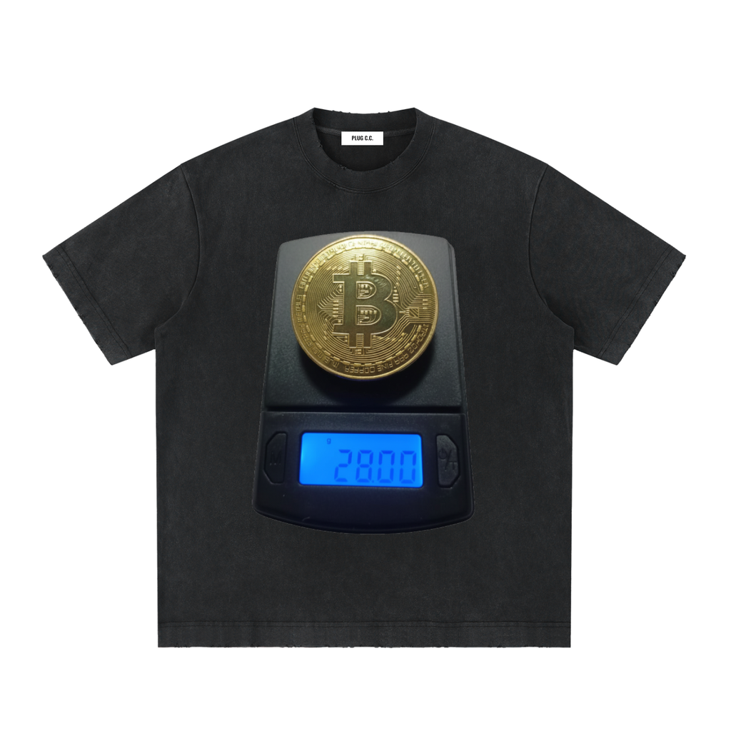 Heavyweight Vintage Bitcoin & Bench T-Shirt