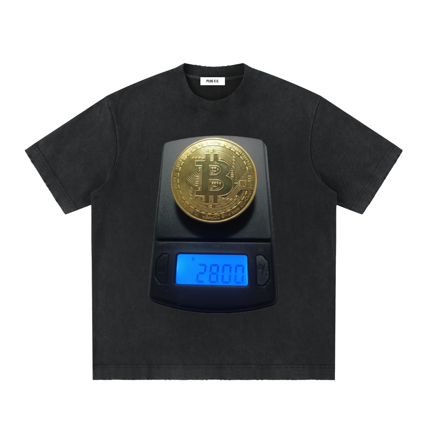 Heavyweight Vintage Bitcoin & Bench T-Shirt
