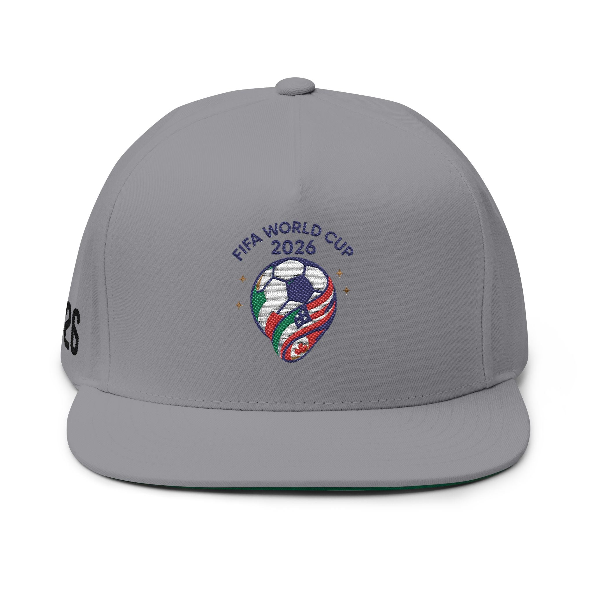 FIFA World Cup 2026 Embroidered Flat Bill Cap