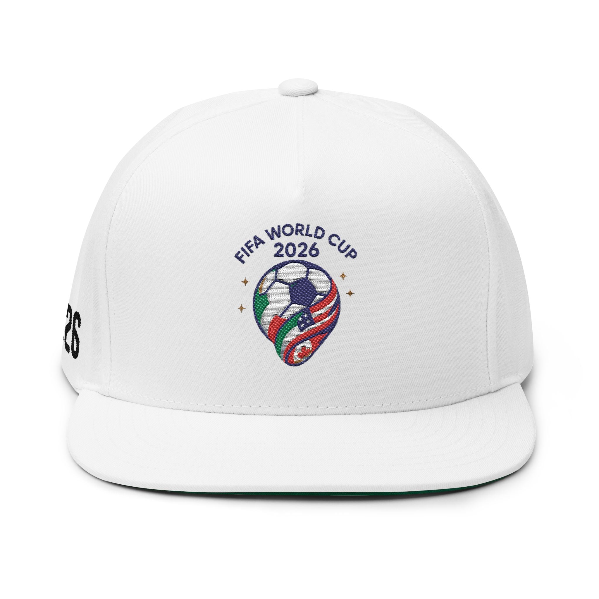 FIFA World Cup 2026 Embroidered Flat Bill Cap