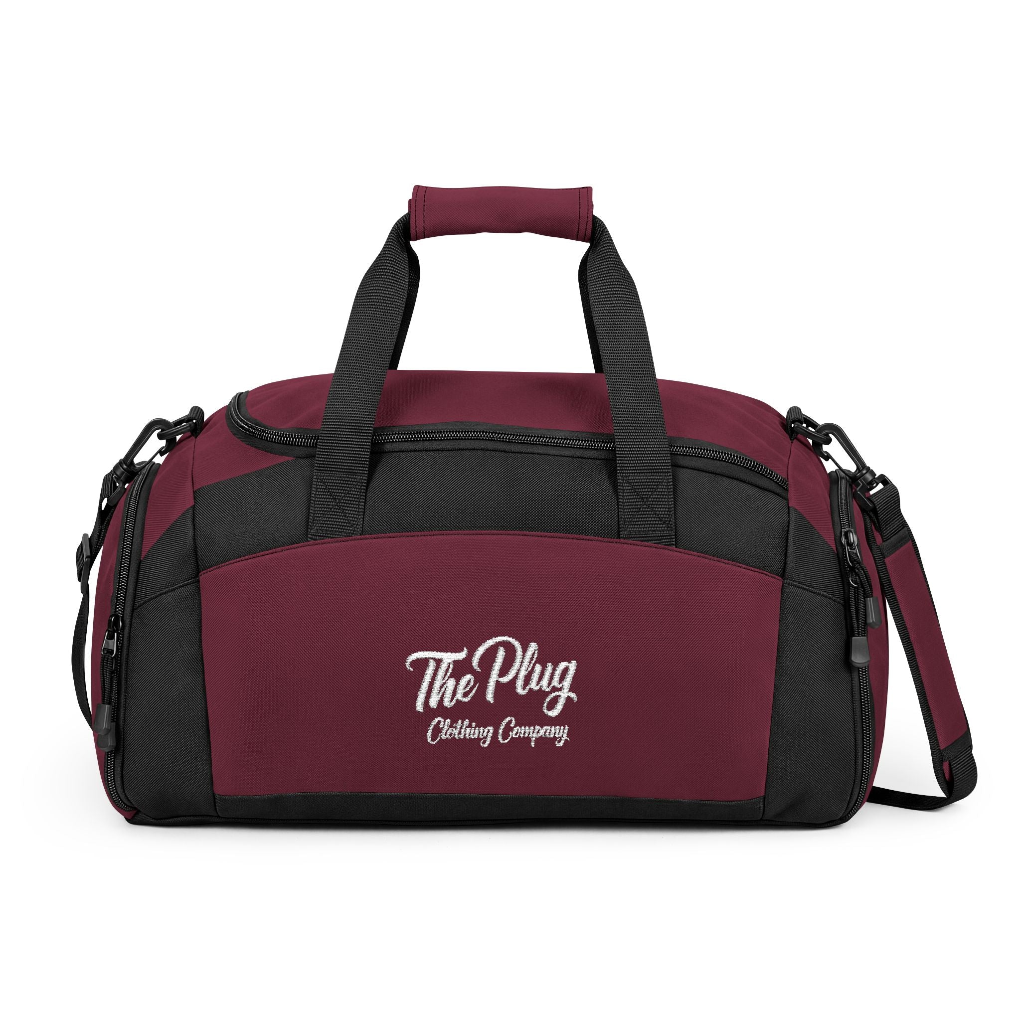 Embroidered “The Plug Clothing Company” Gym Bag