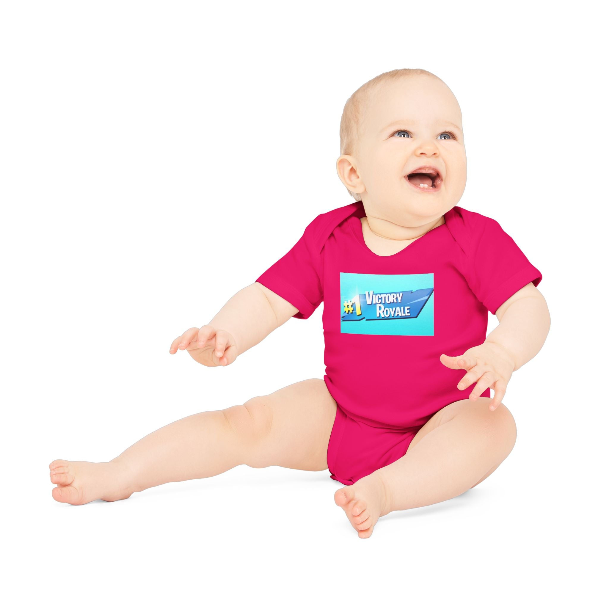 Baby Bodysuit "#1 Victory Royale" - Gamer Infant Onesie, Cute Video Game Newborn Gift