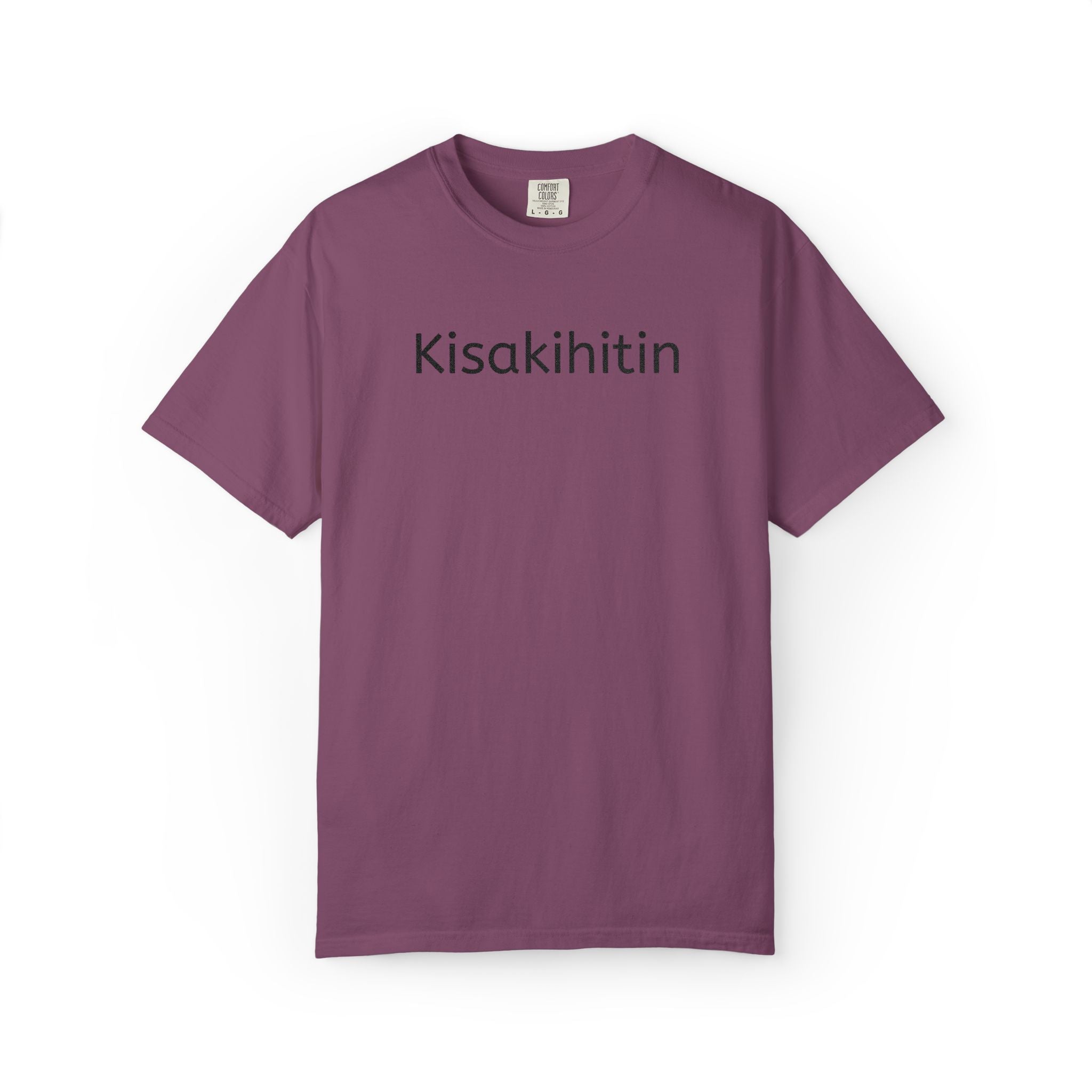 Kisakihitin Text Tee — Minimalist Graphic T-Shirt