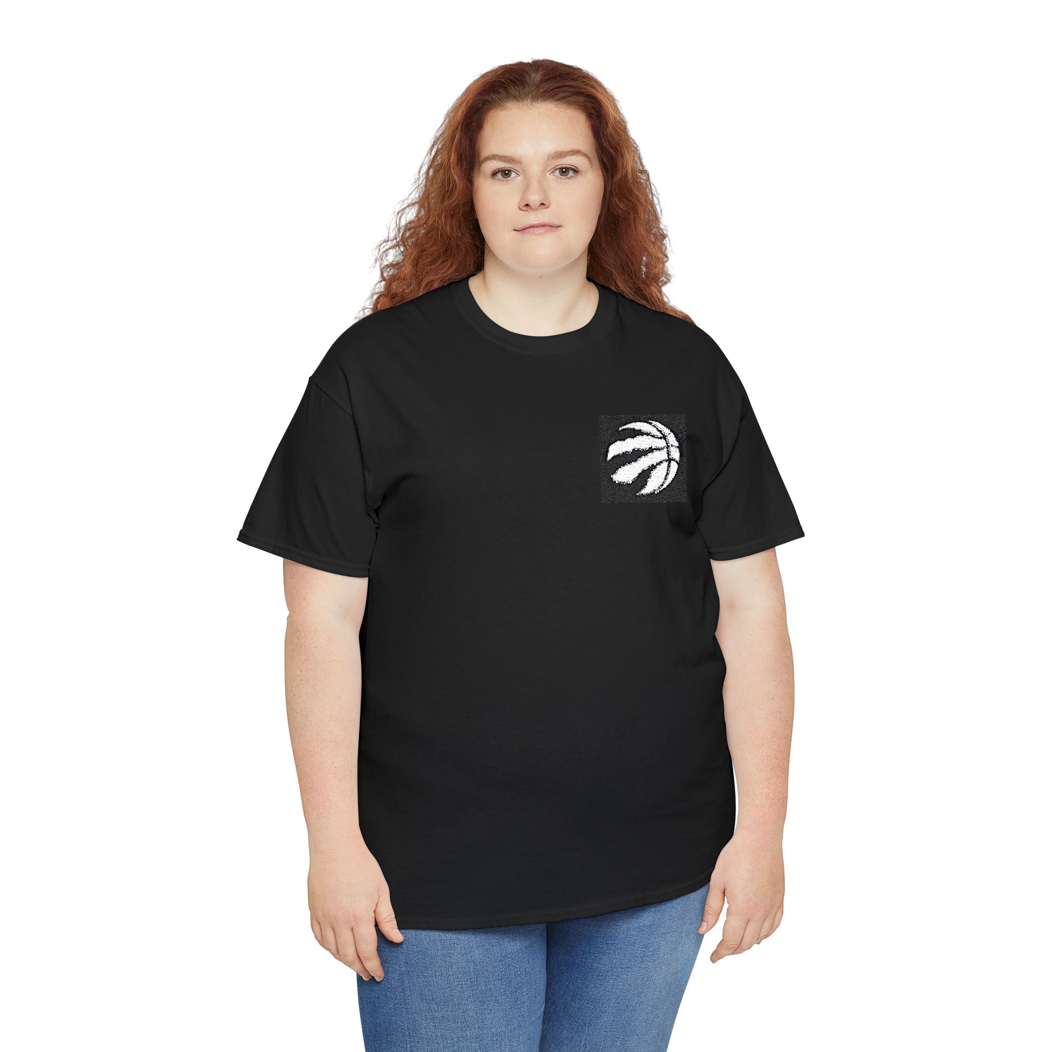 Basketball Pocket Tee — Distressed Logo Athletic T-Shirt