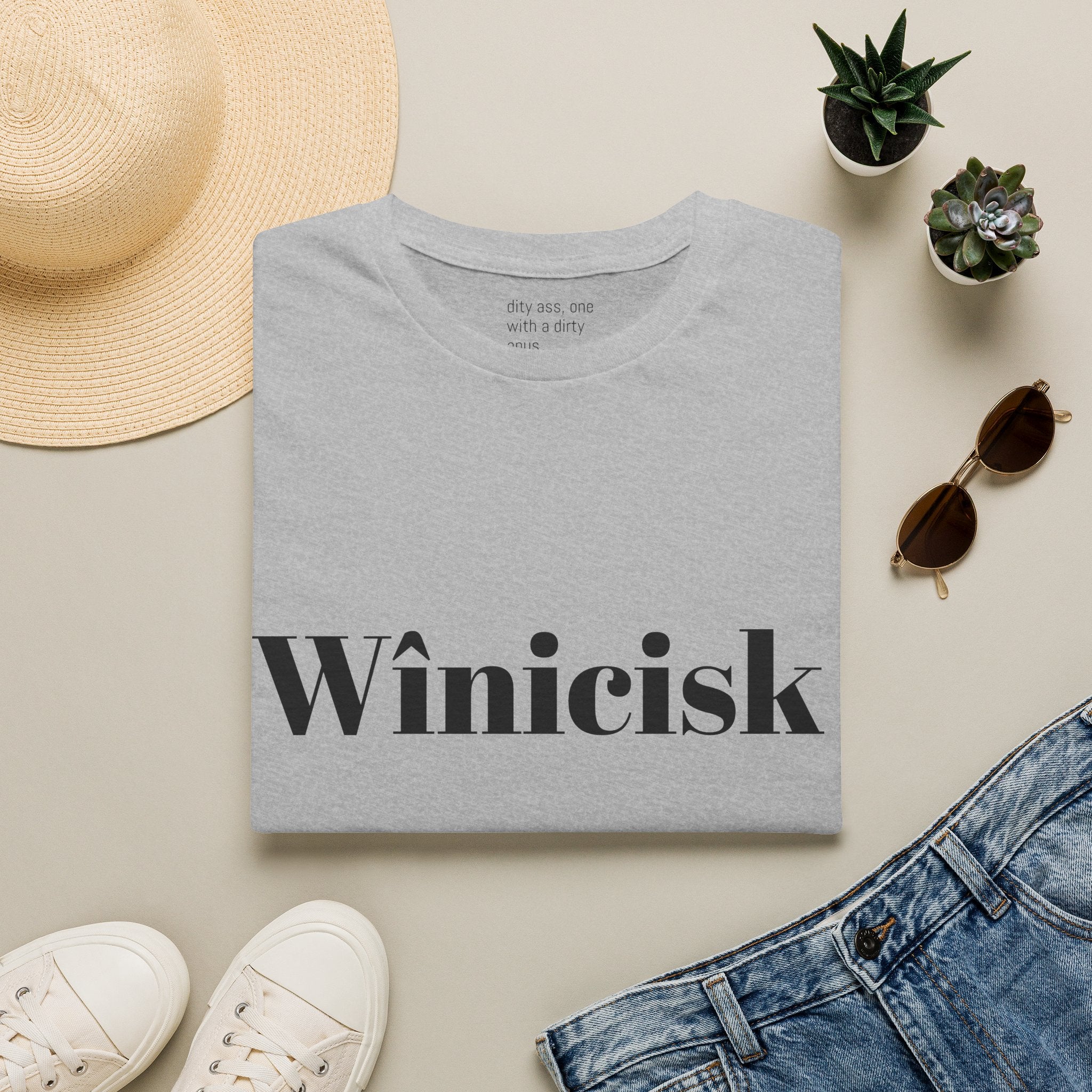 Winicisk T-Shirt — Minimalist Monogram Tee