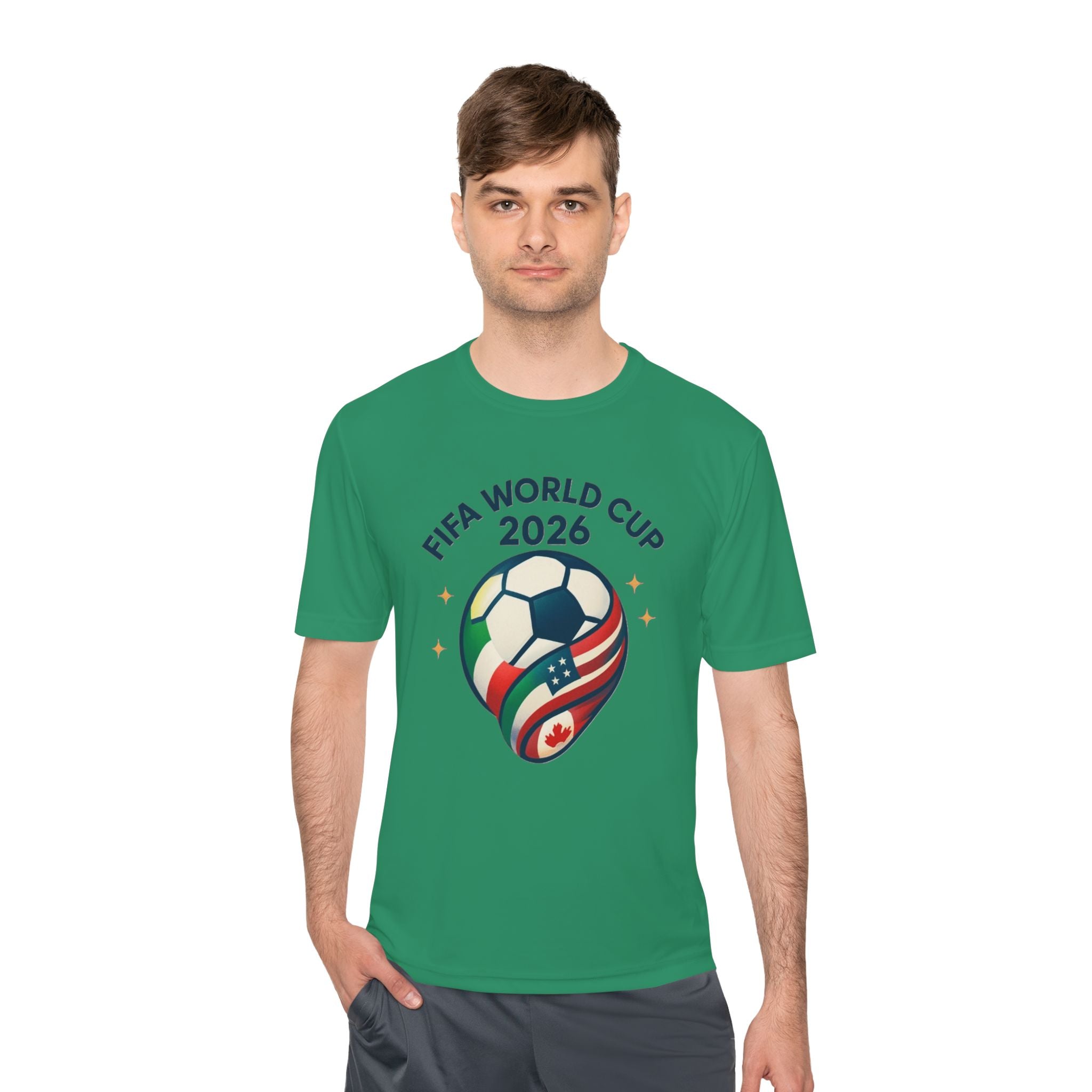 FIFA World Cup 2026 Soccer Tee — USA/Canada/Mexico