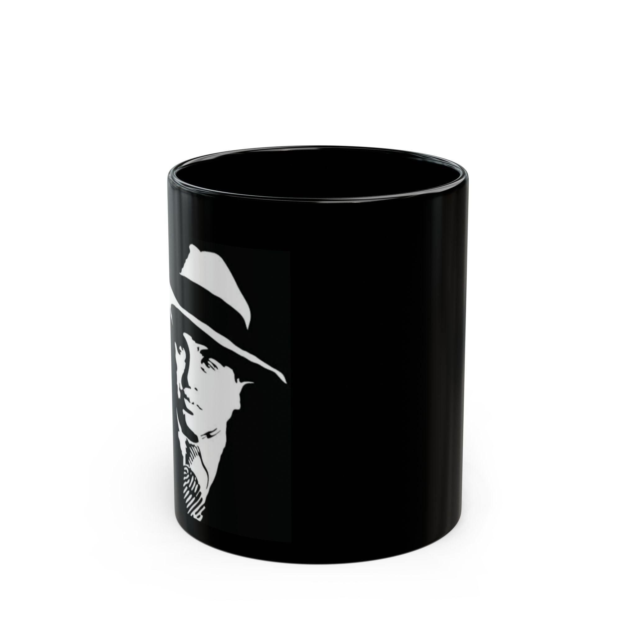 Gangster Silhouette Black Mug — Al Capone