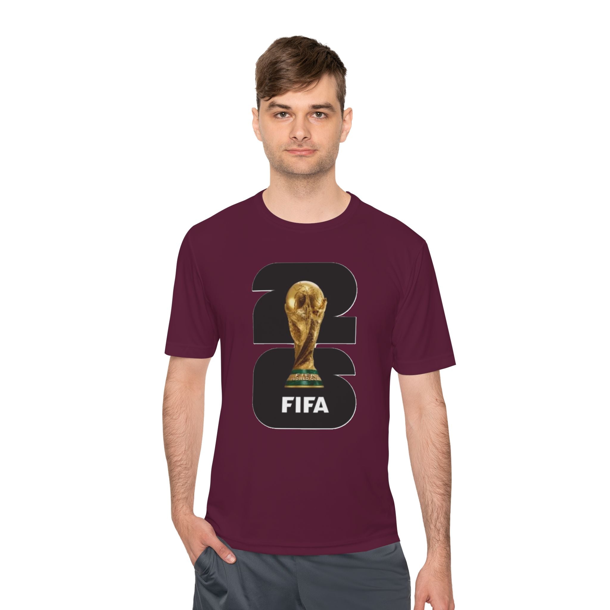 FIFA World Cup 26 Trophy Tee — Soccer Fan Moisture-Wicking Shirt