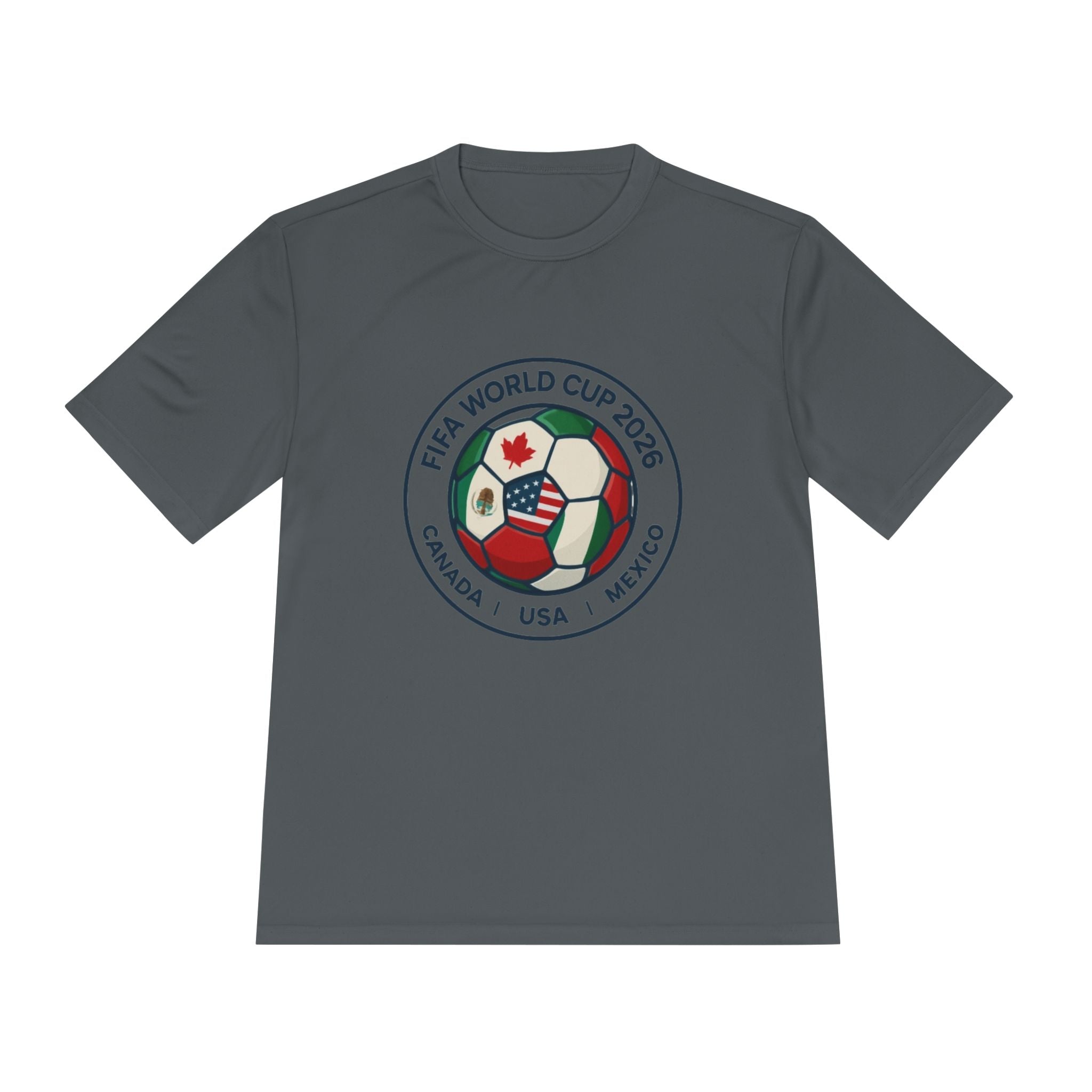 FIFA World Cup 2026 Soccer Tee — Canada | USA | Mexico