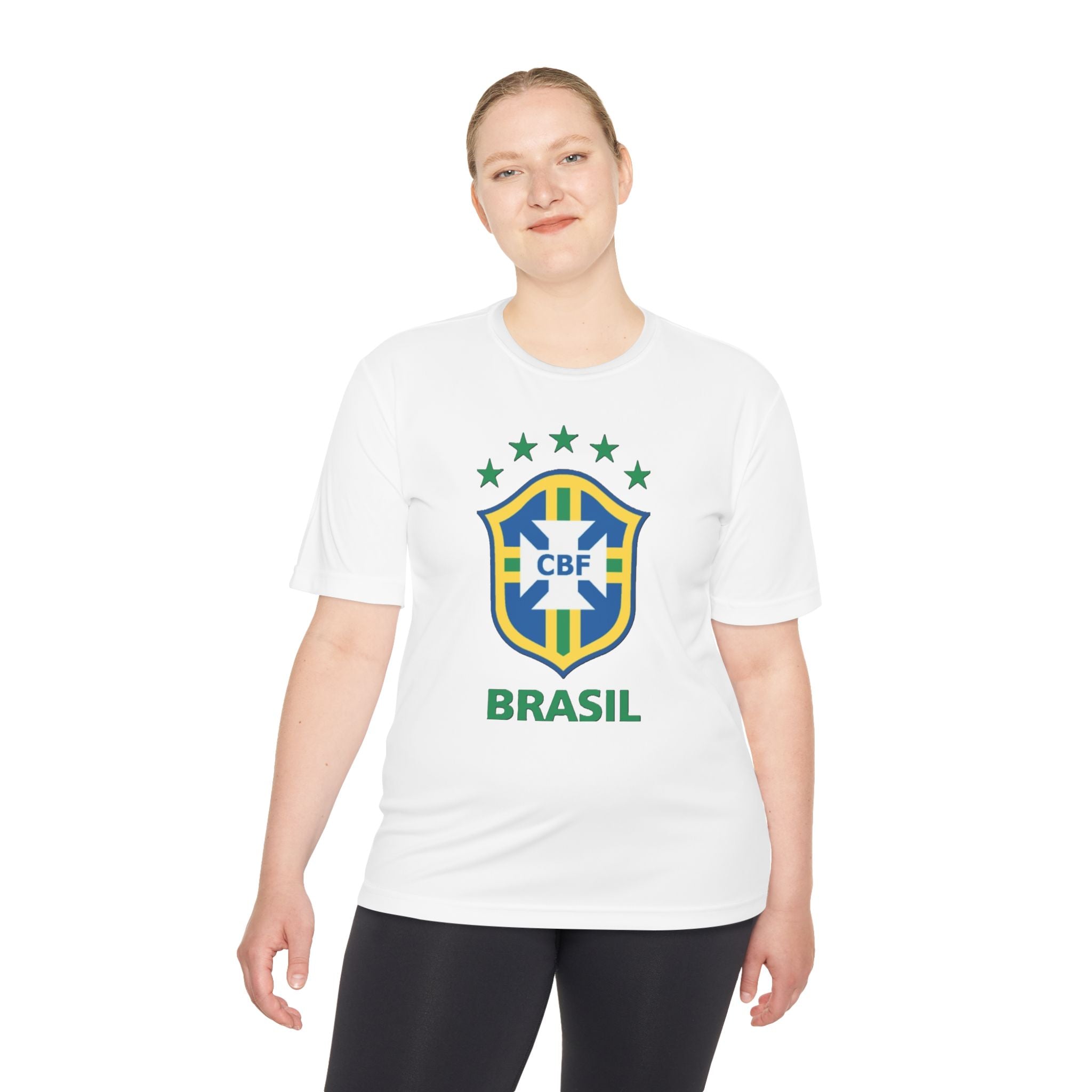 Brasil CBF Soccer Crest Tee — Brazilian Football Fan Shirt