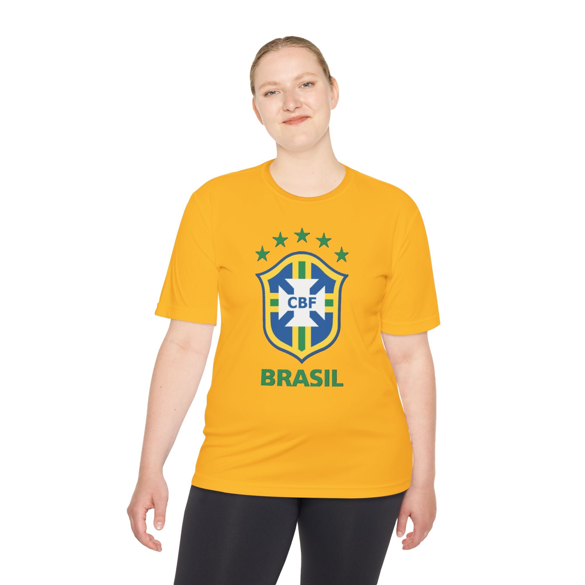 Brasil CBF Soccer Crest Tee — Brazilian Football Fan Shirt
