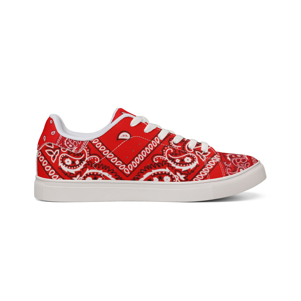 Hustle Red Bandana Low-Top Sneakers