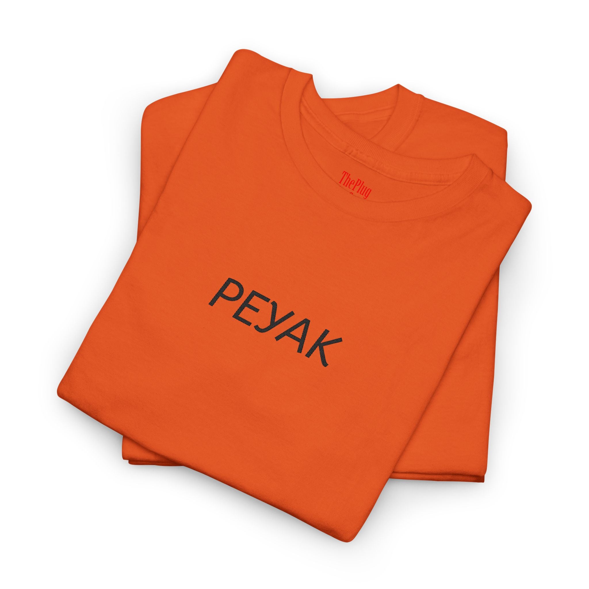 Peyak Graphic Tee — Minimalist White Cotton T-Shirt