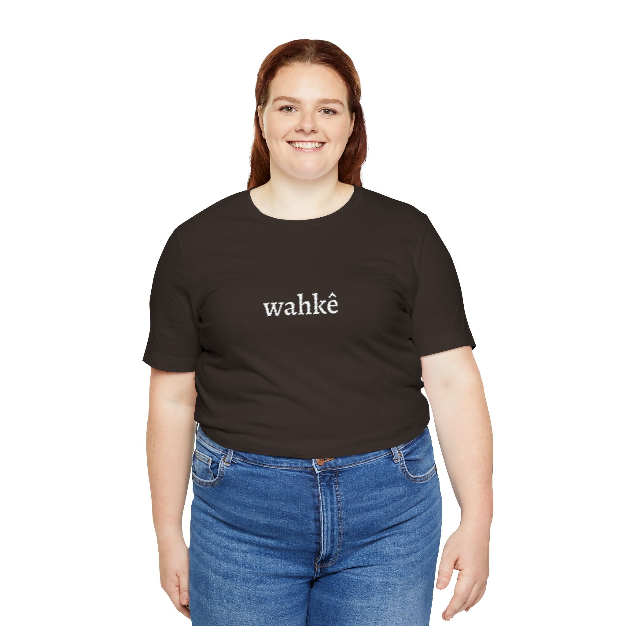 T-Shirt — "wahkê" Script Tee