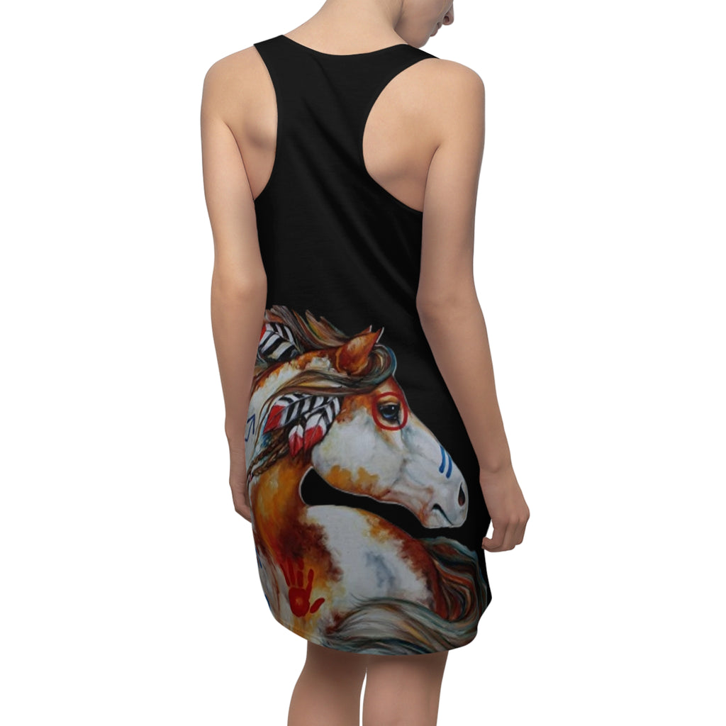 She's The Plug - Native Star & Painted Horse Racerback Dress
