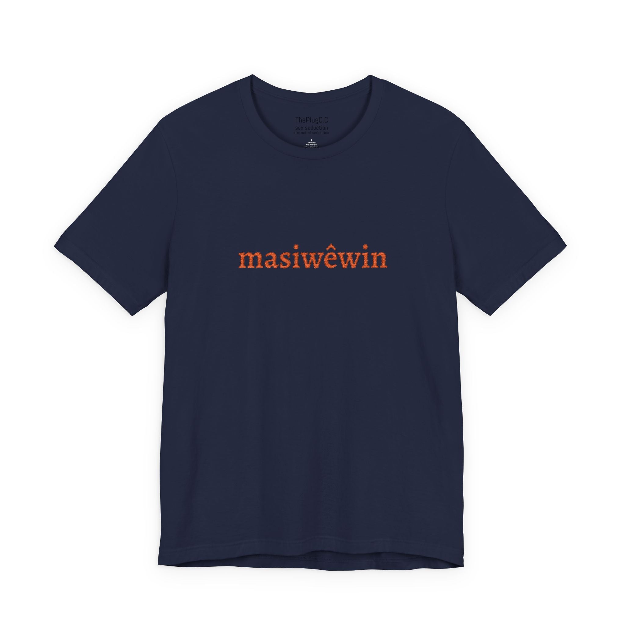 masiwêwin Floral Script Tee - Cree Native Language T-Shirt