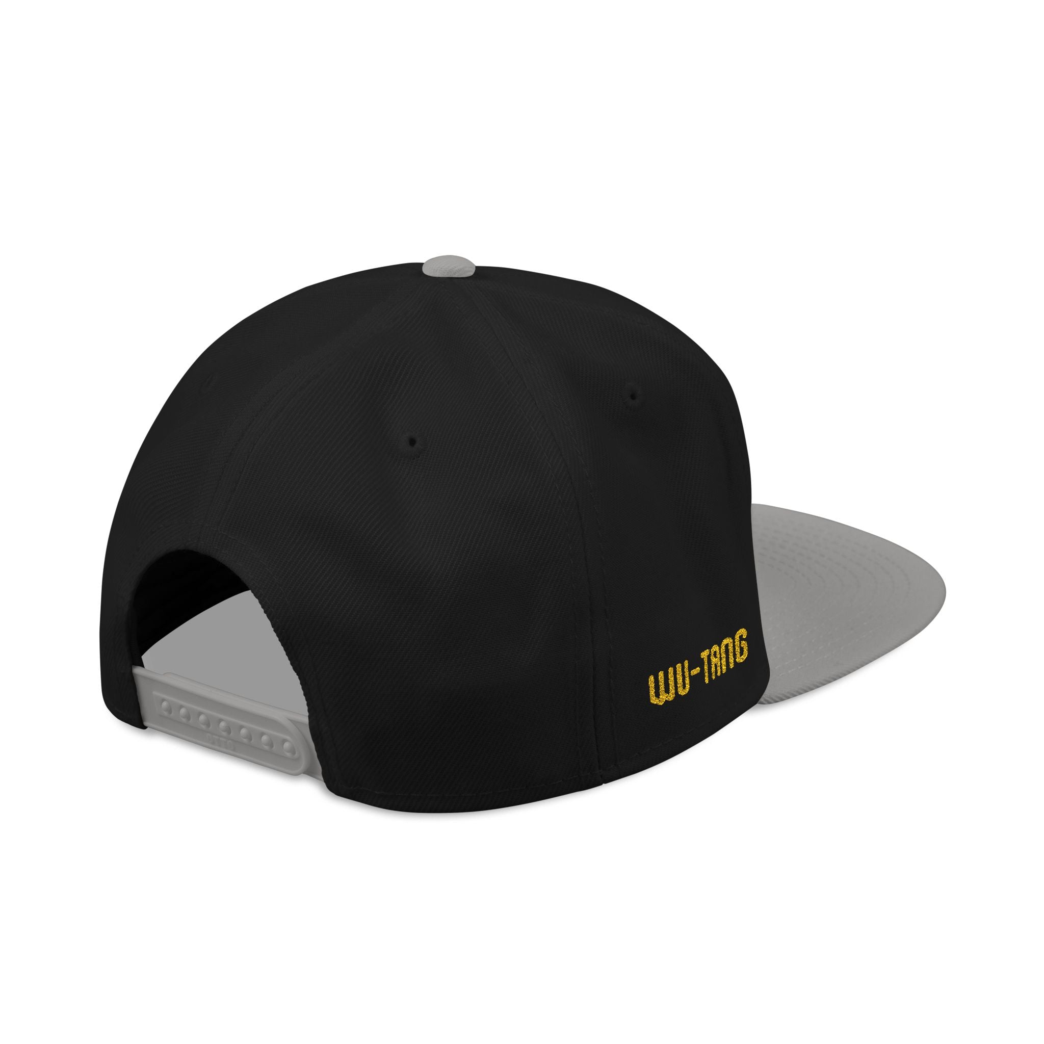 Embroidered Wu-Tang Snapback Hat — Gold Logo & '2026' Side Stitch