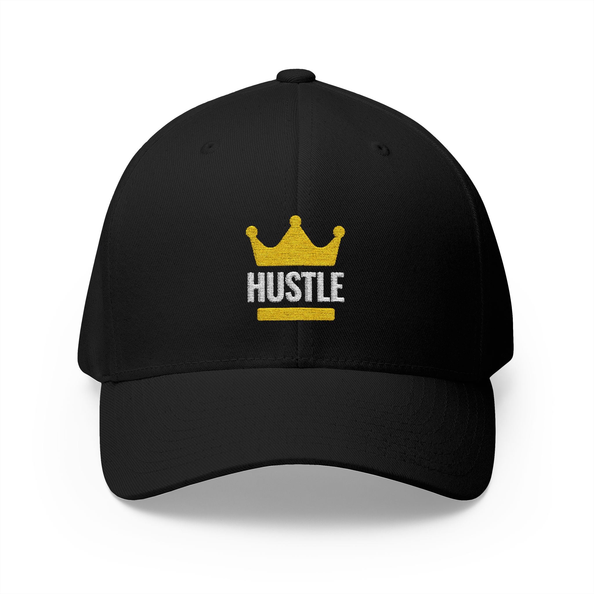 Hustle Crown Embroidered Cap — Plug Clothing Company Baseball Hat