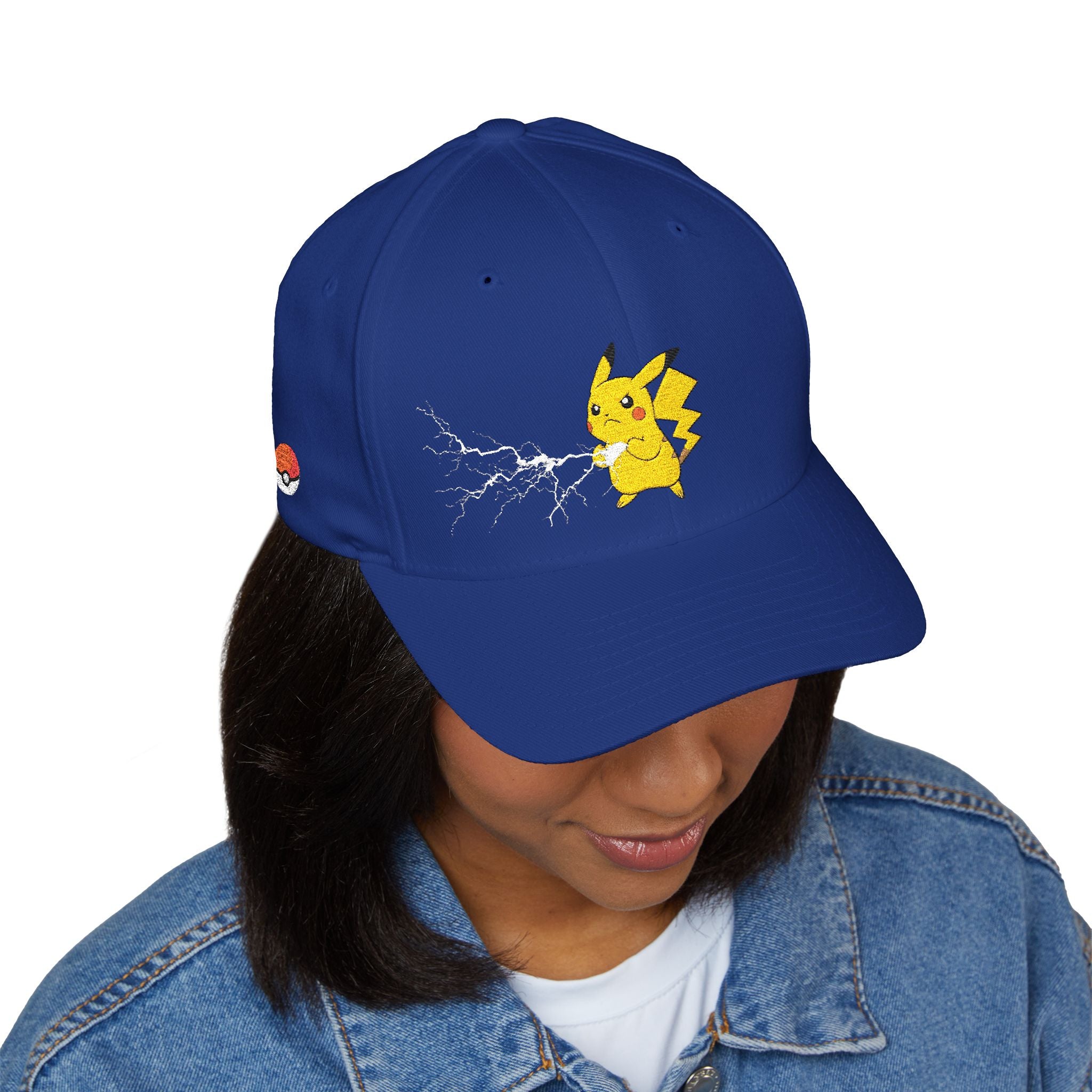 Embroidered  Lightning Fighter Baseball Cap
