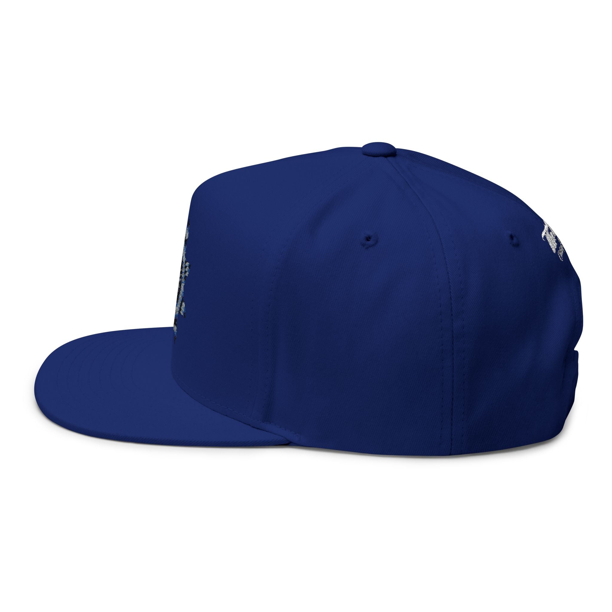 the Plug Clothing Company Embroidered Flat Bill - Native Geometric Star Logo