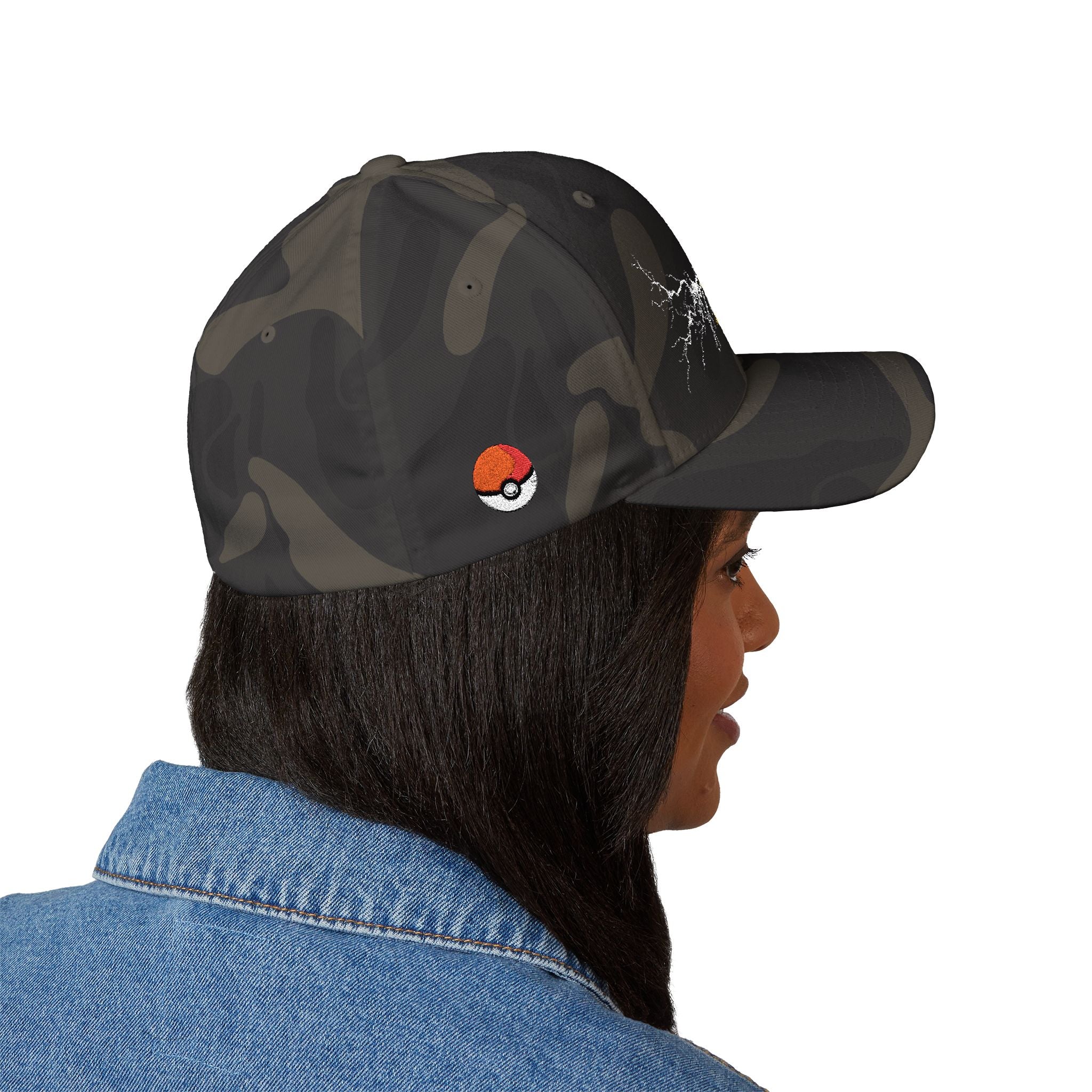Embroidered  Lightning Fighter Baseball Cap
