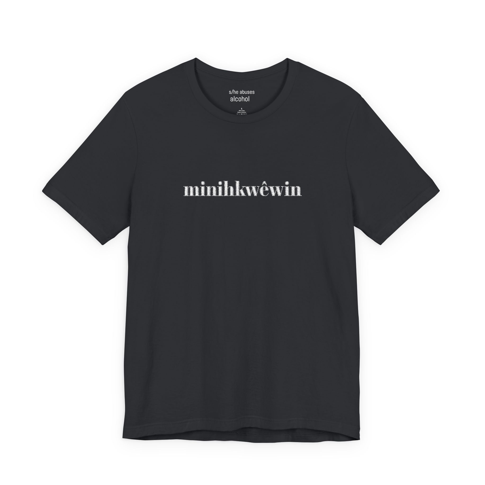Minimalist  "minihkwêwin" Tee — Short Sleeve T-Shirt