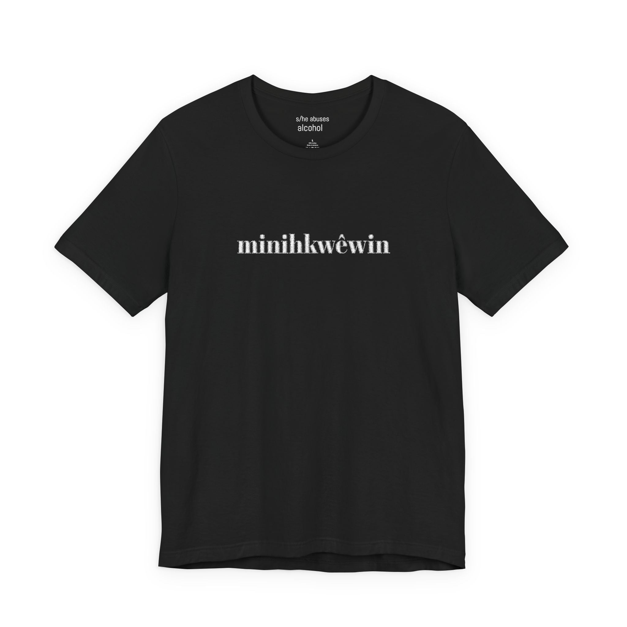 Minimalist  "minihkwêwin" Tee — Short Sleeve T-Shirt
