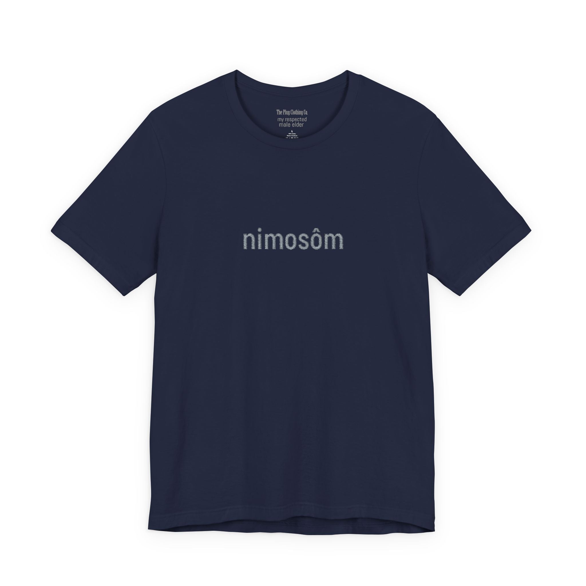 Nimosöm Floral Script Tee — Black Graphic Short Sleeve Shirt