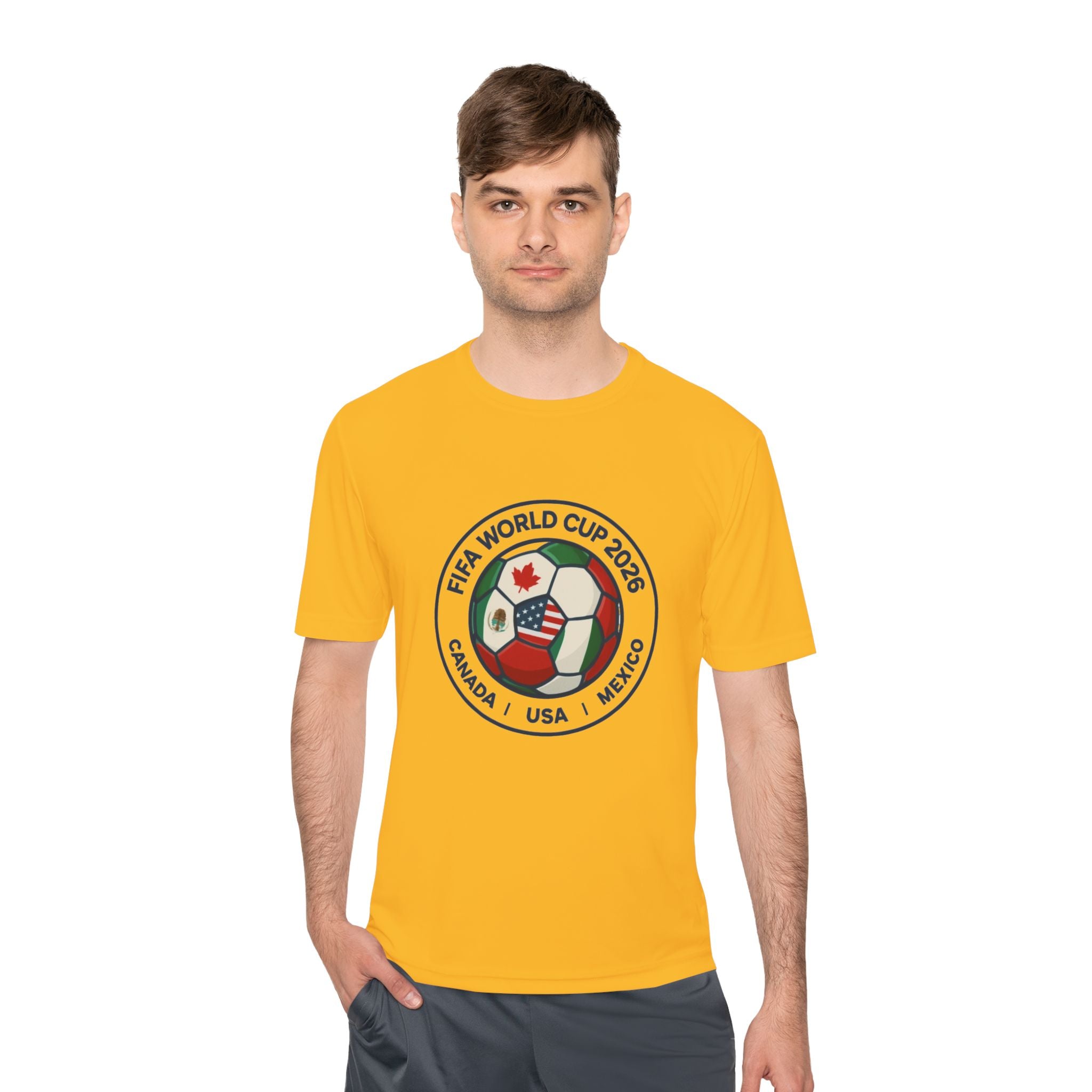 FIFA World Cup 2026 Soccer Tee — Canada | USA | Mexico