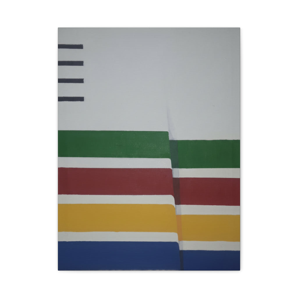 Matte Canvas Art - 'Hudson's Bay Blanket: Fur Trade & Indigenous Loss'