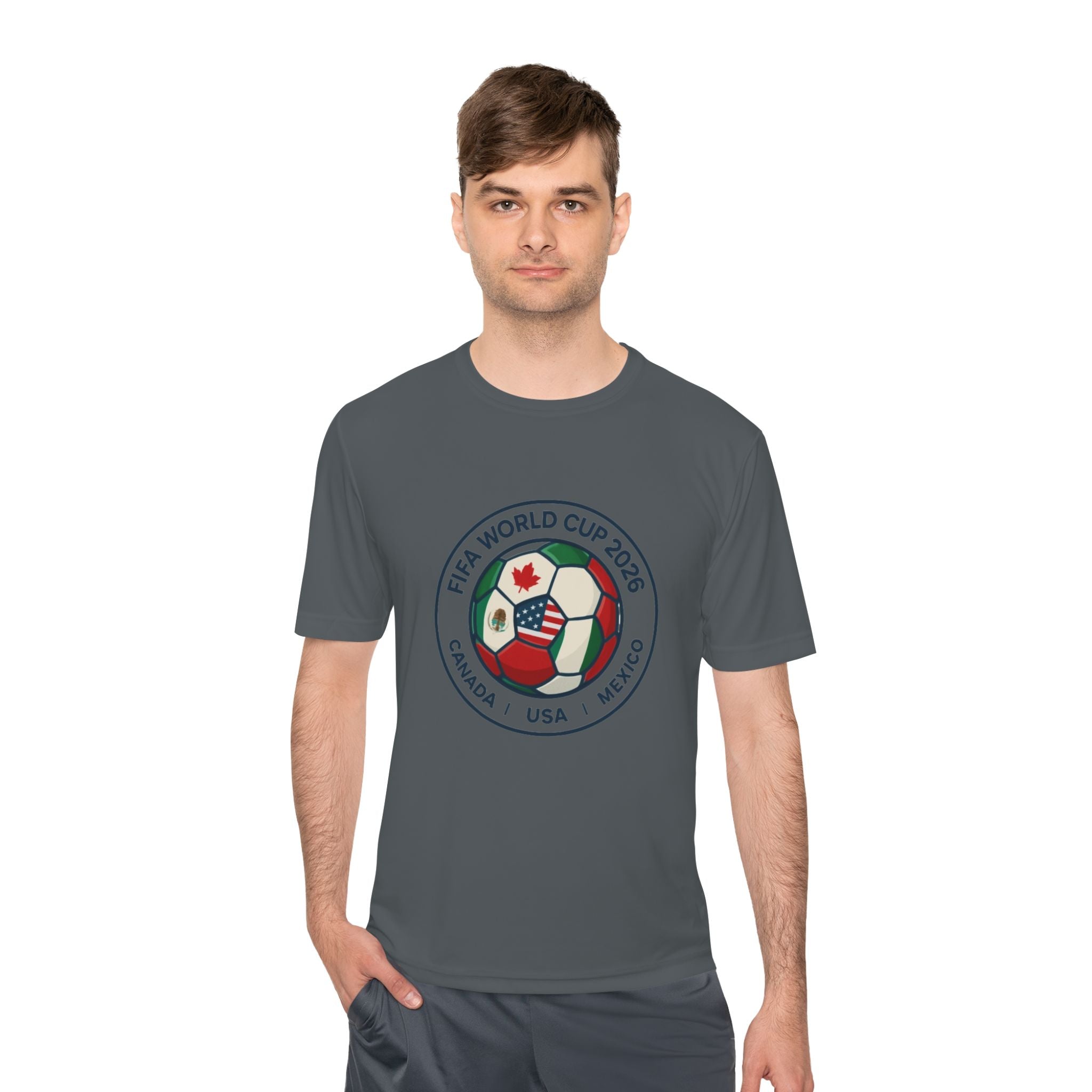 FIFA World Cup 2026 Soccer Tee — Canada | USA | Mexico