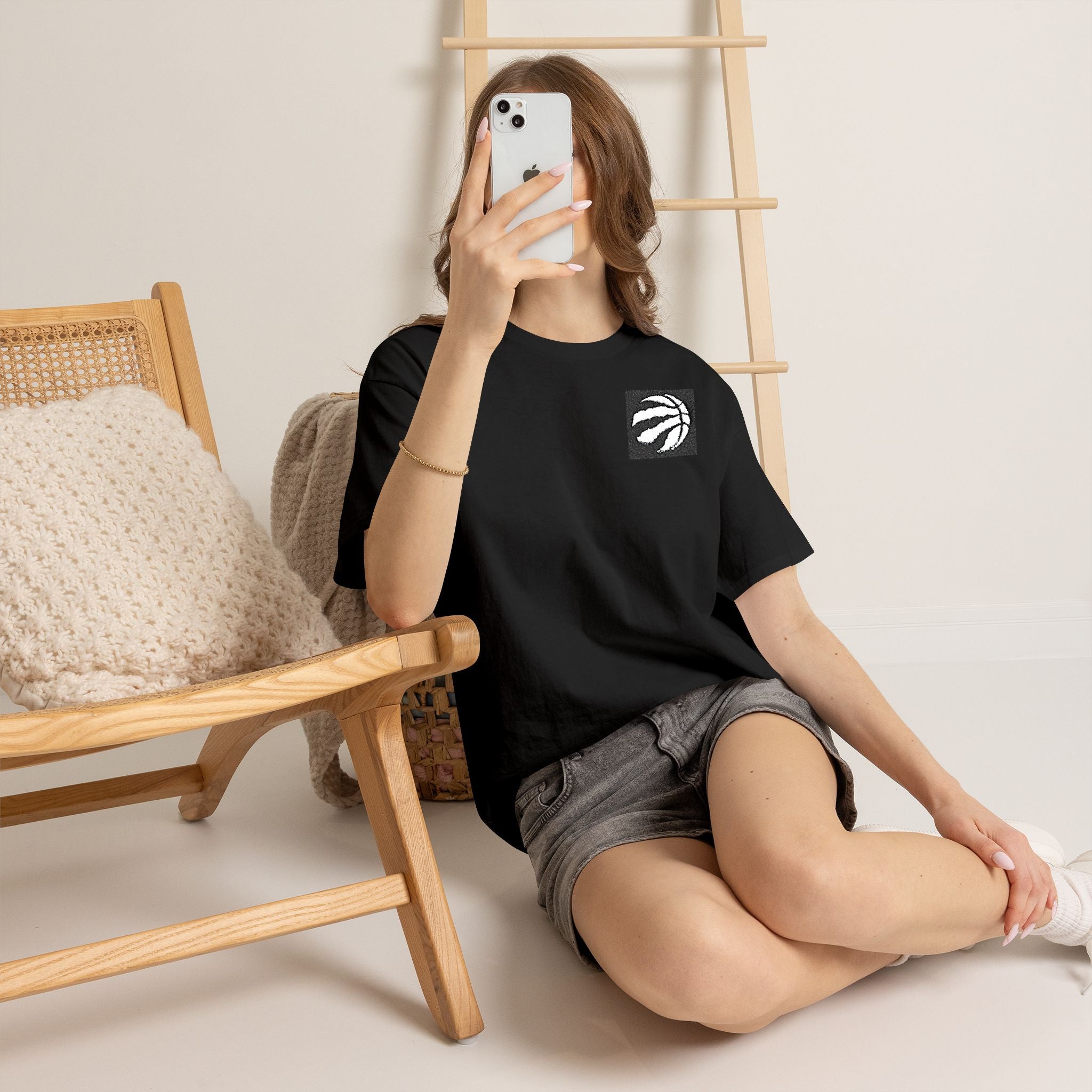 Basketball Pocket Tee — Distressed Logo Athletic T-Shirt