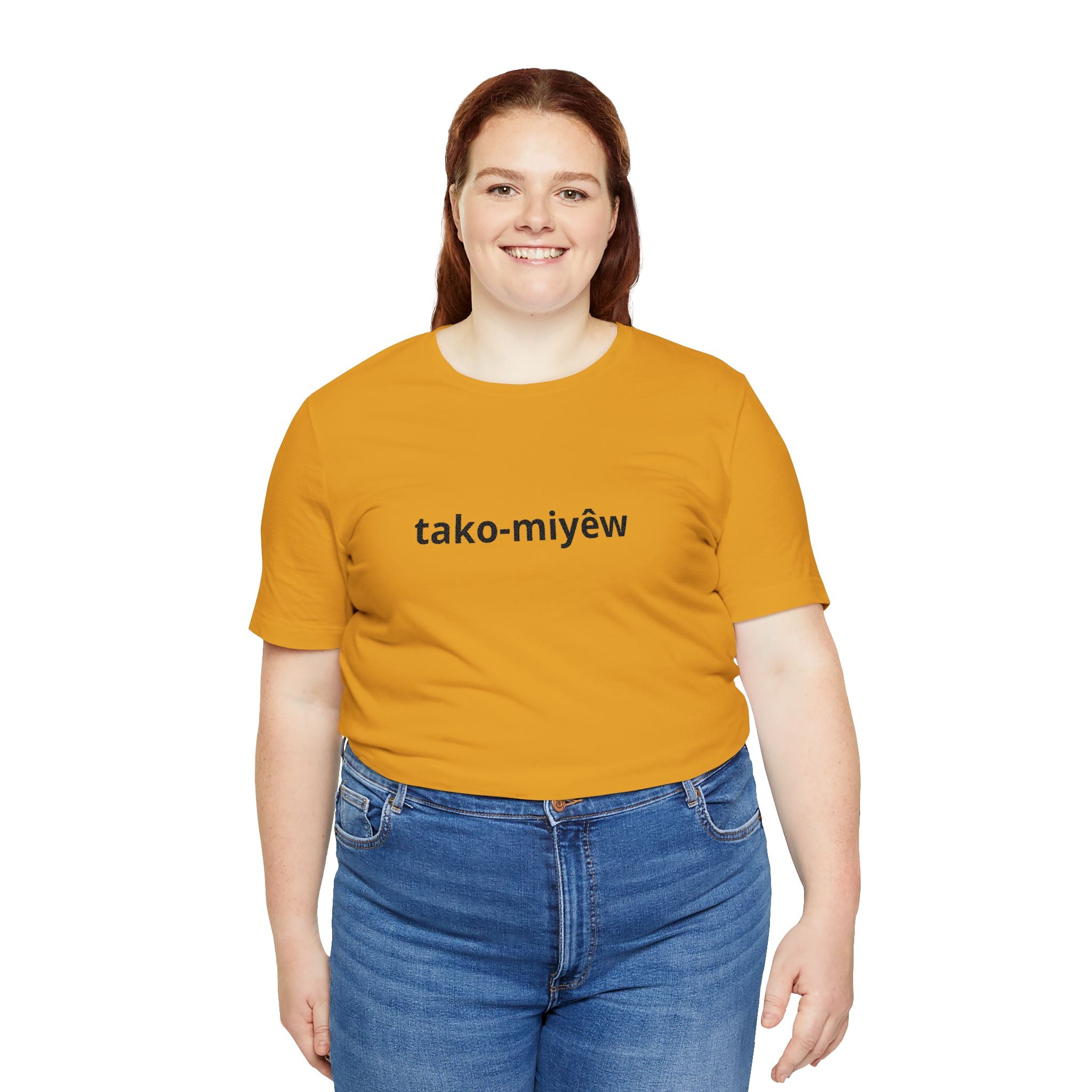 Tako-Miyêw Tee — Minimal Indigenous Language Graphic T-Shirt