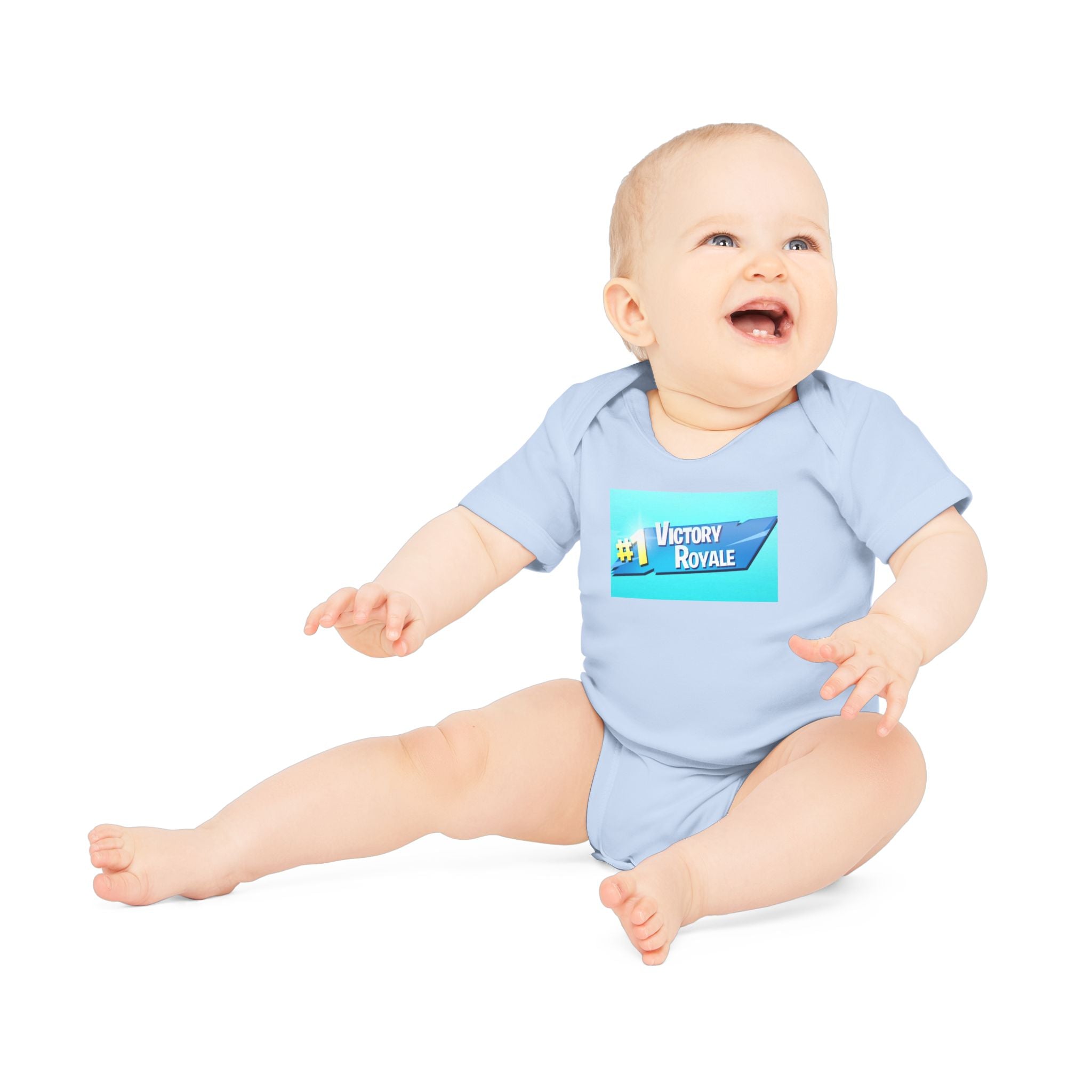 Baby Bodysuit "#1 Victory Royale" - Gamer Infant Onesie, Cute Video Game Newborn Gift