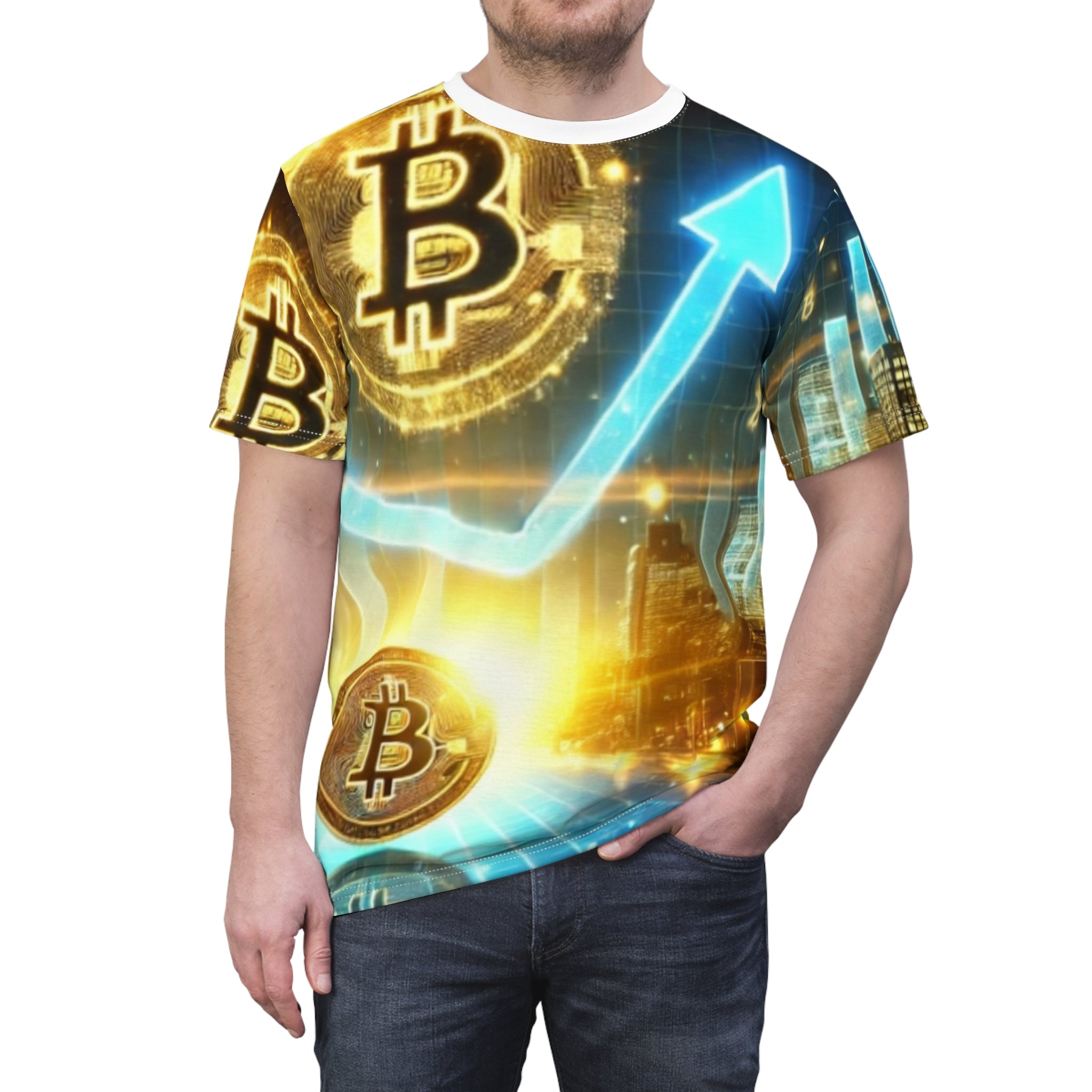 Bitcoin Bull Run All-Over Print Tee