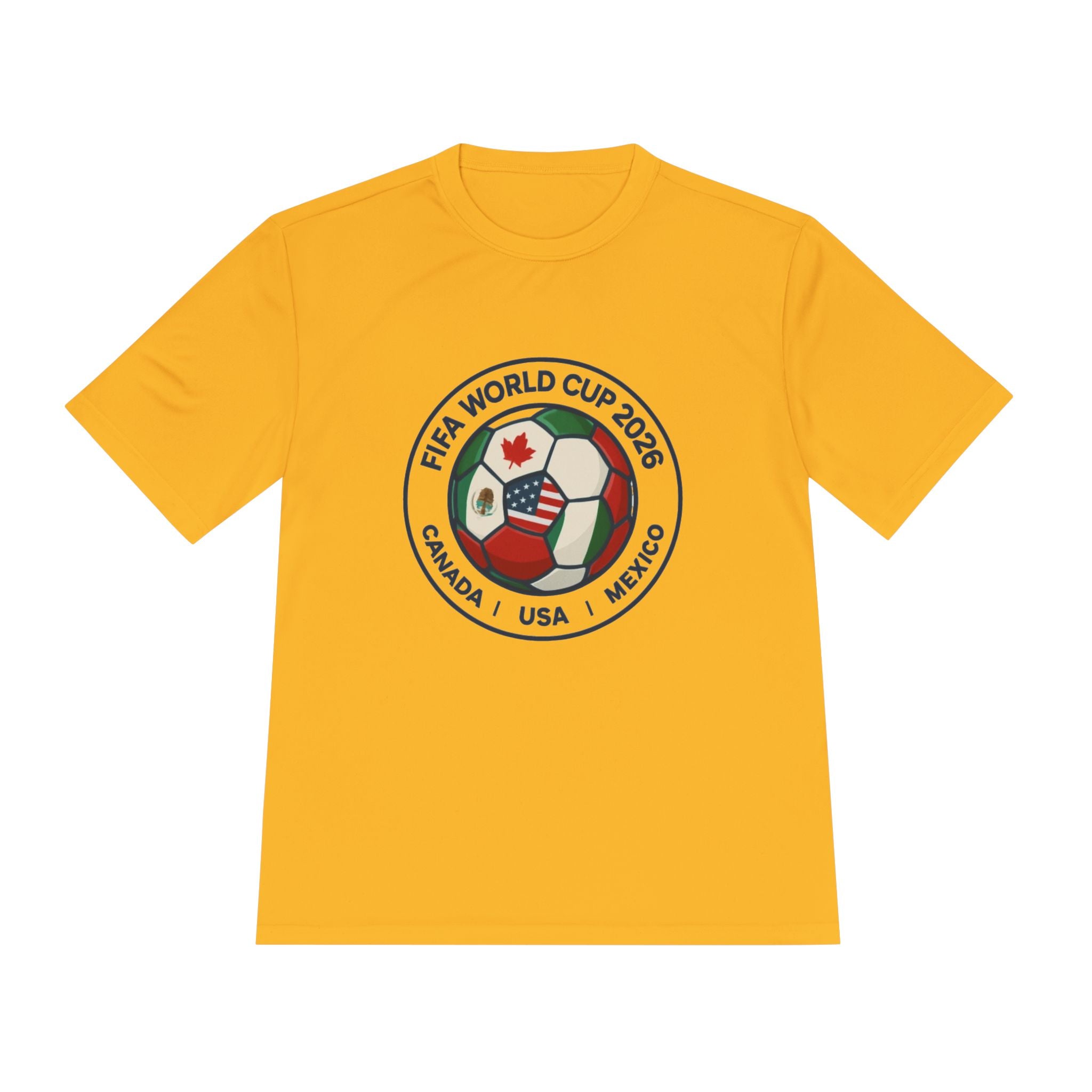 FIFA World Cup 2026 Soccer Tee — Canada | USA | Mexico