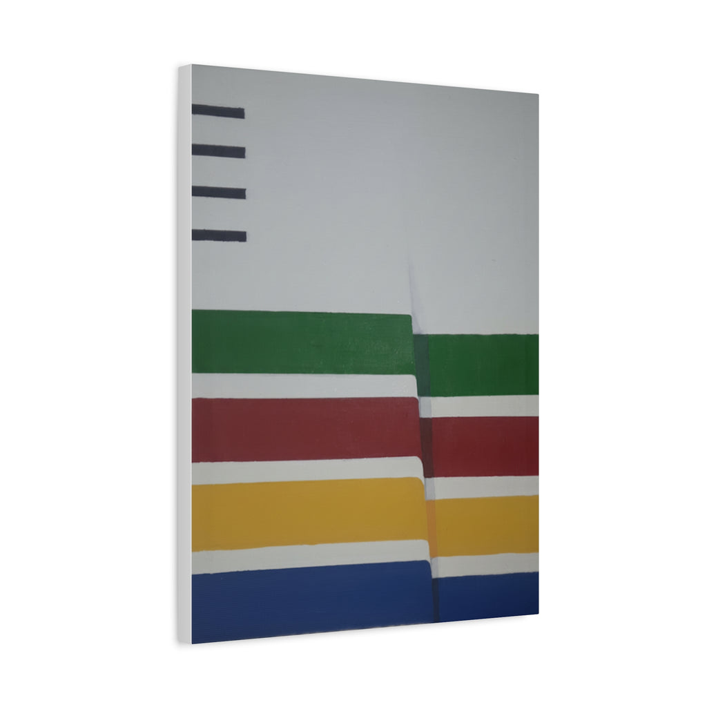 Matte Canvas Art - 'Hudson's Bay Blanket: Fur Trade & Indigenous Loss'