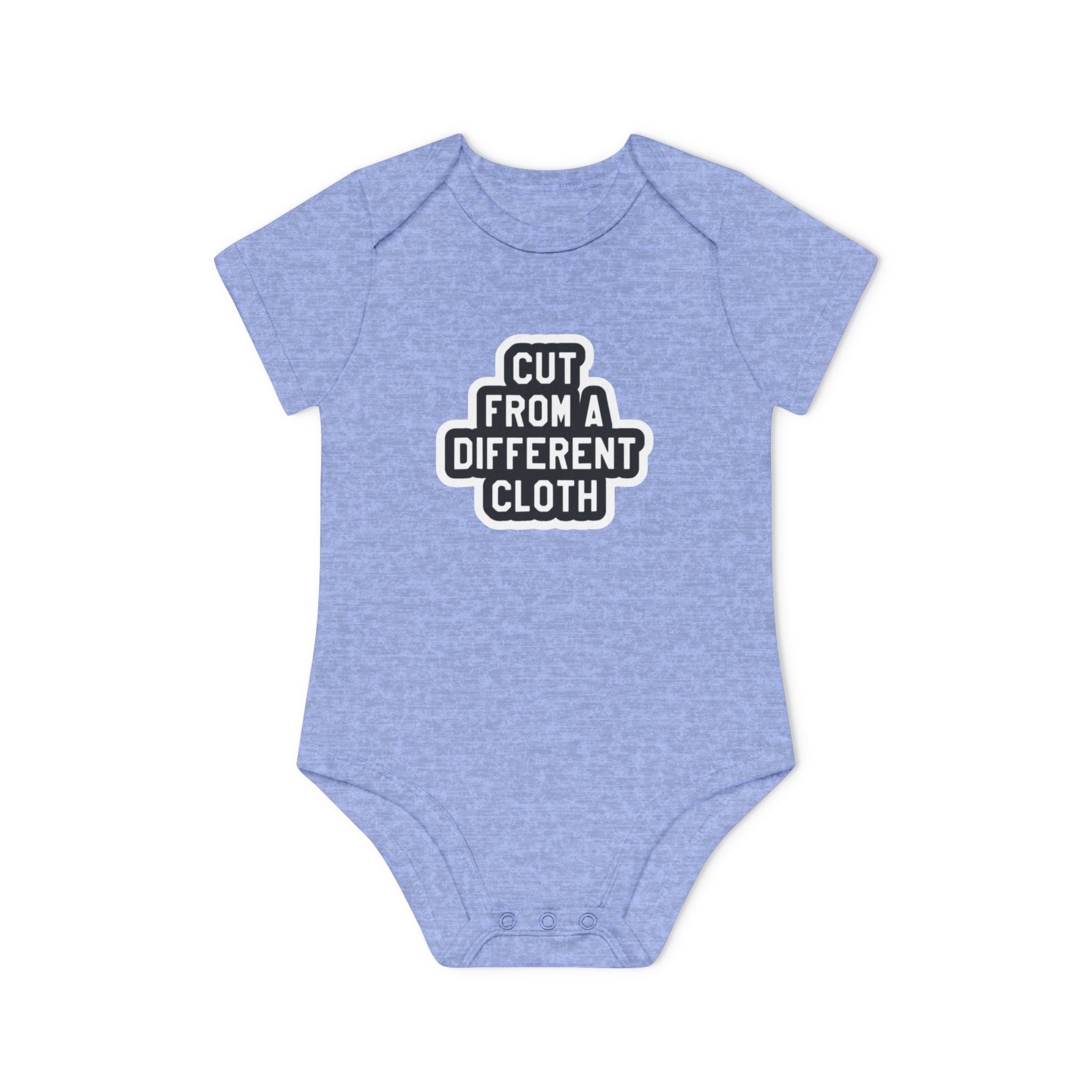Baby Bodysuit — "Cut From A Different Cloth" Organic Short Sleeve Onesie