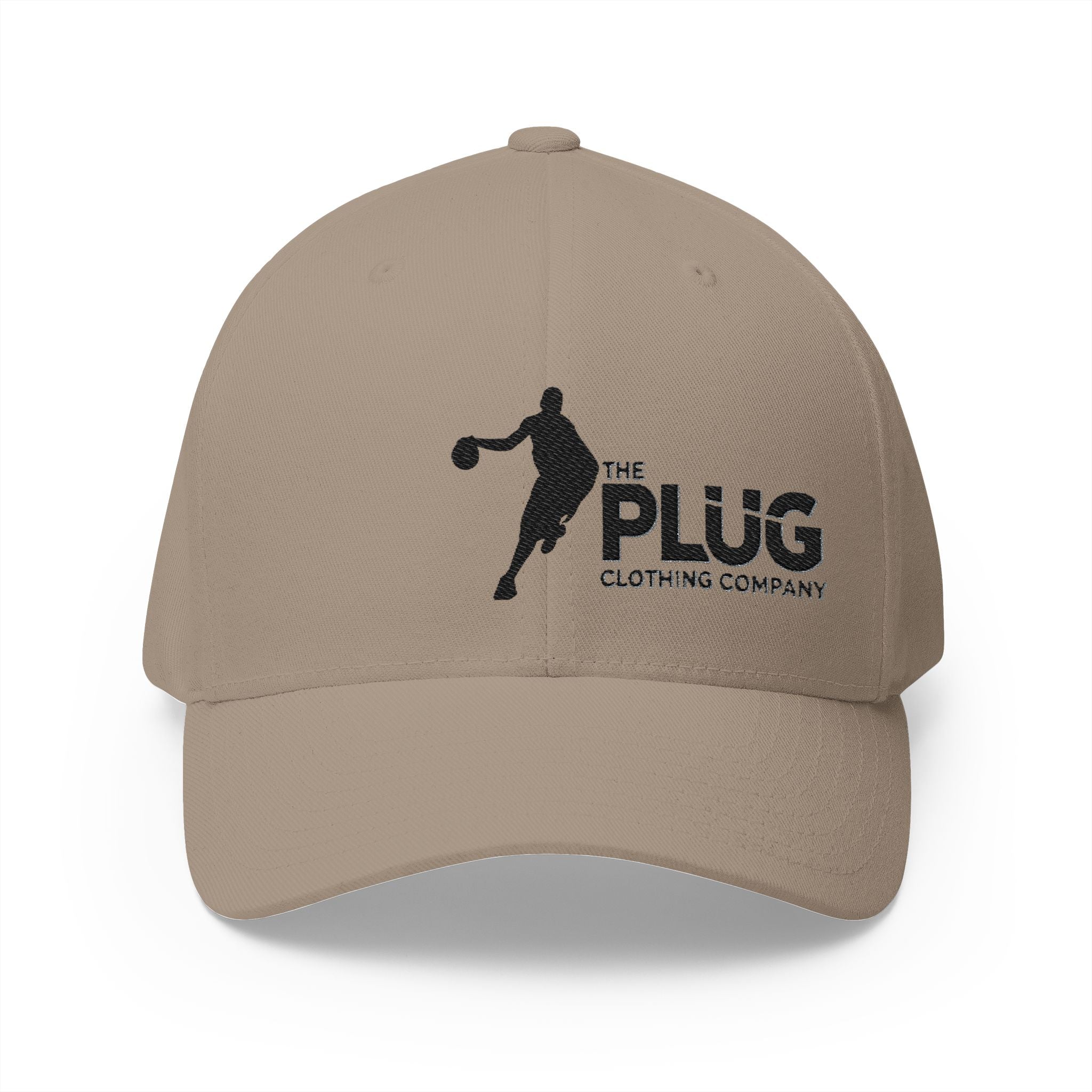 Basketball Logo Cap — "The Plug Clothing Company" Embroidered Hat