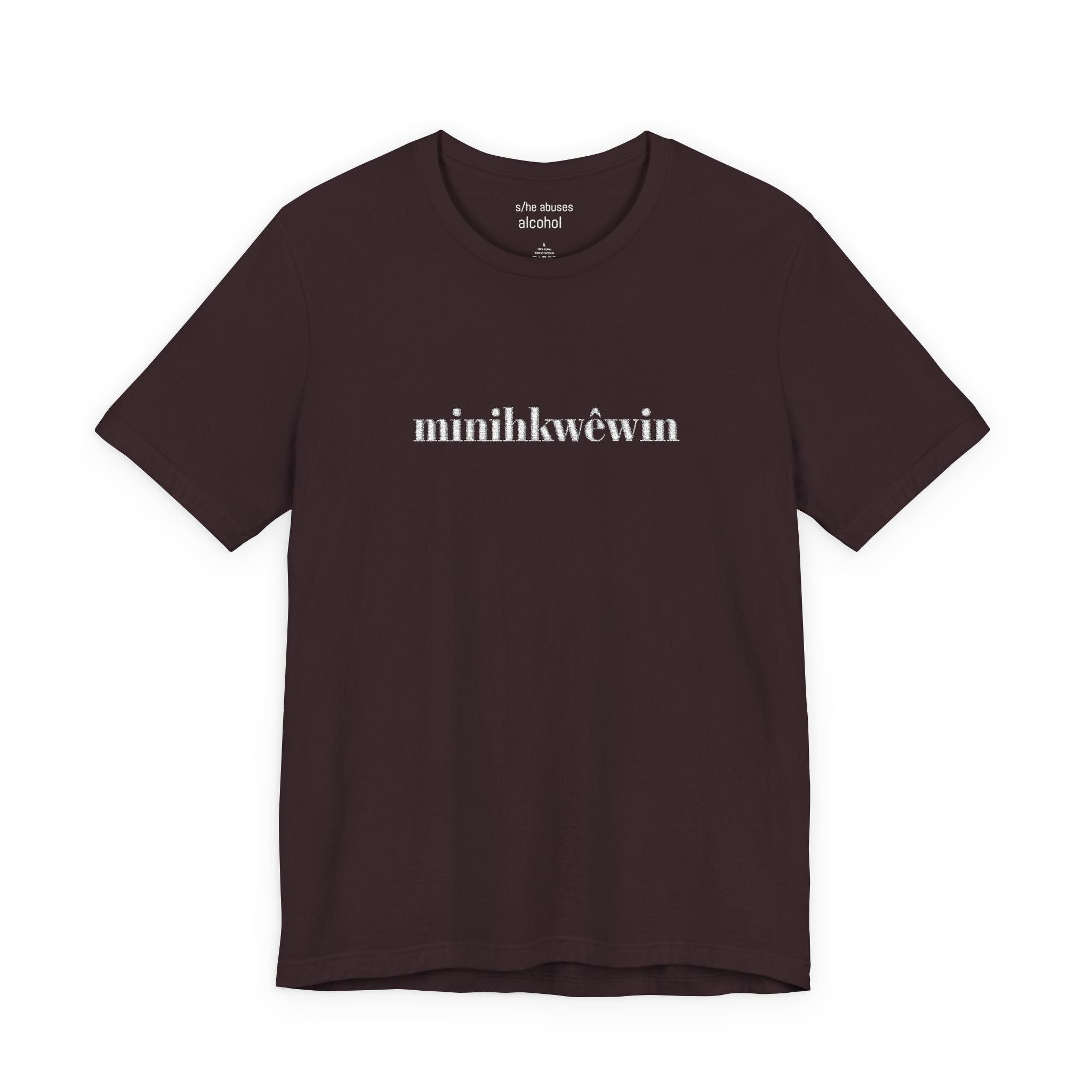 Minimalist  "minihkwêwin" Tee — Short Sleeve T-Shirt