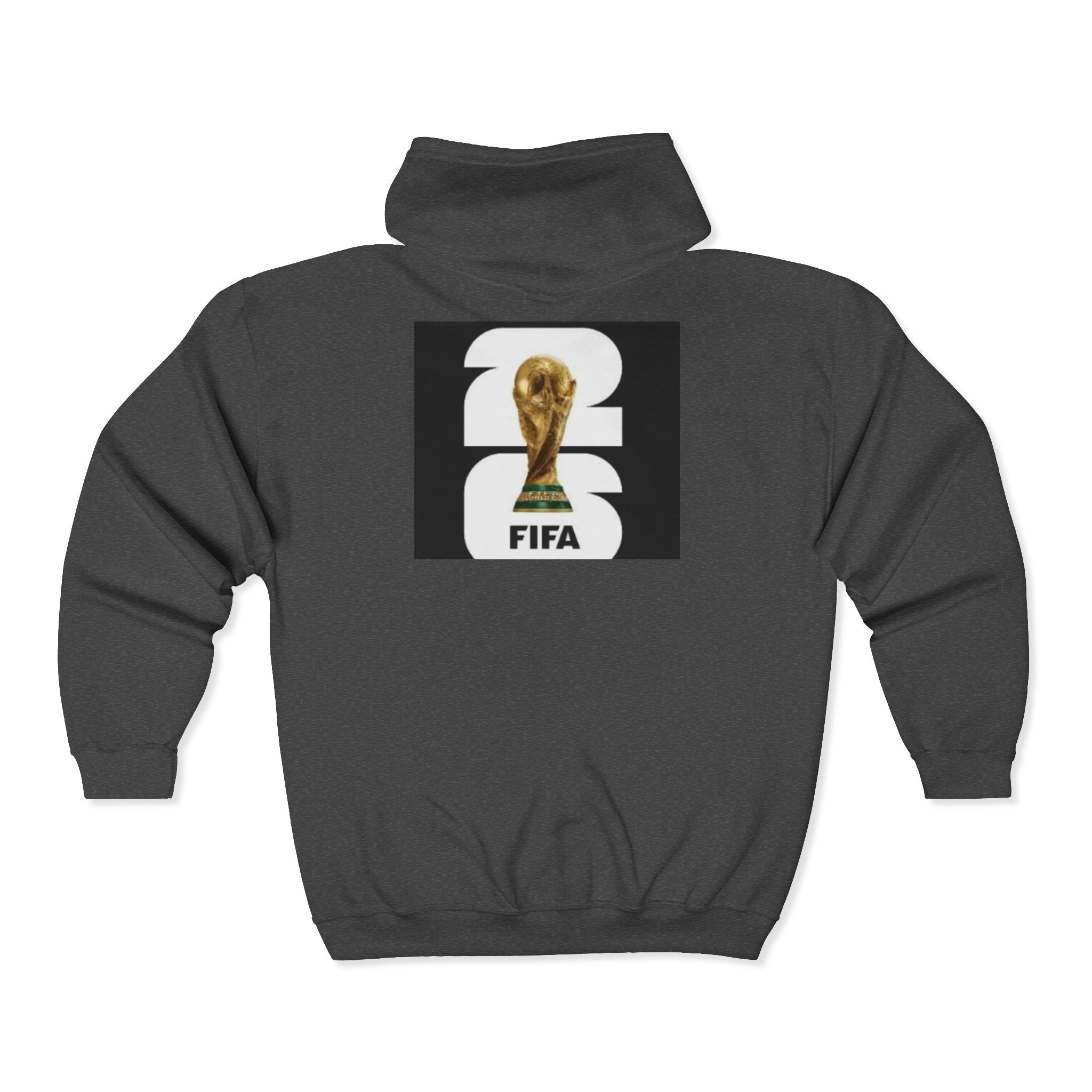 Mexico FIFA World Cup 2026 Full-Zip Hoodie — Team Emblem & Trophy Design
