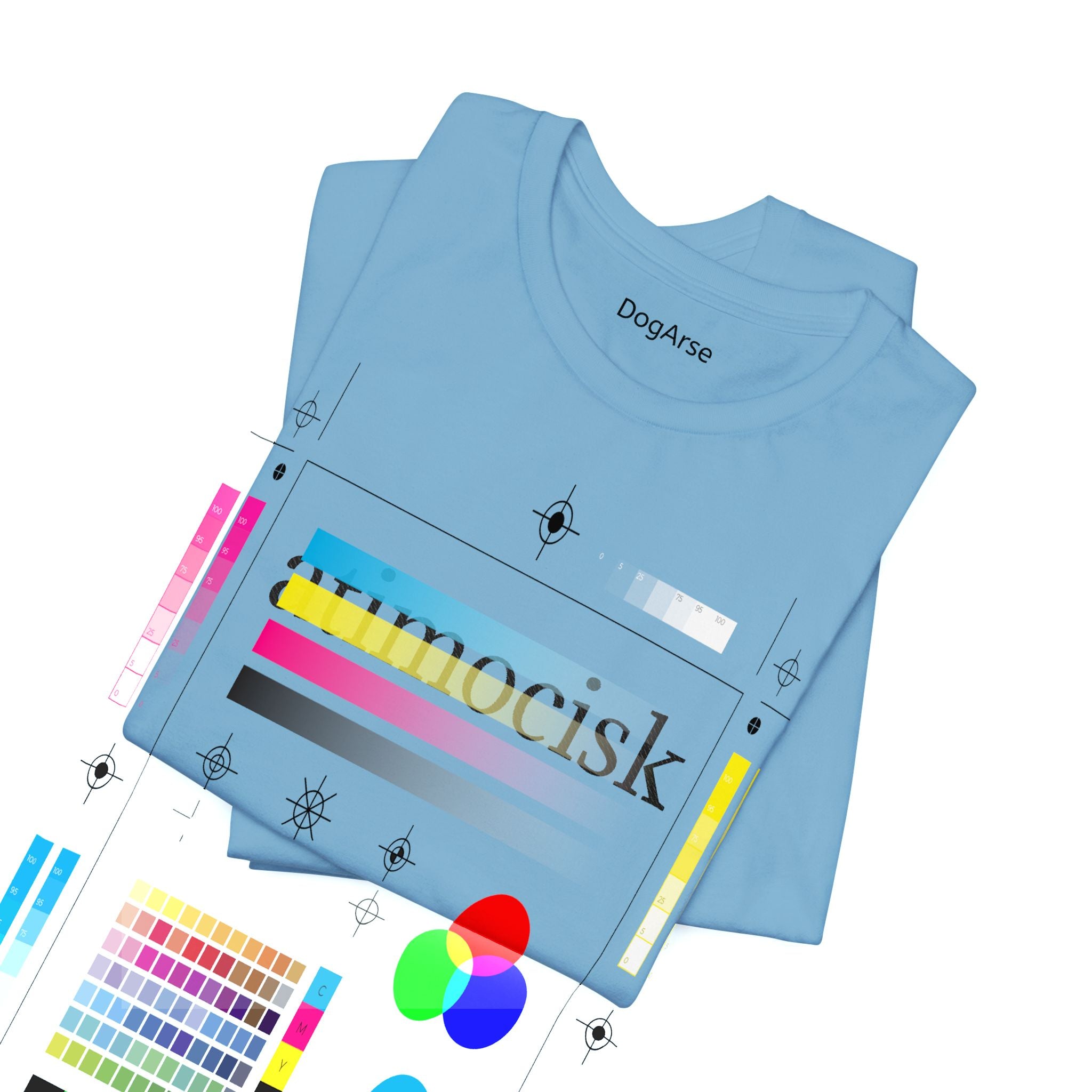 Atimocisk Minimalist Text Tee — Soft Pink Casual T-Shirt