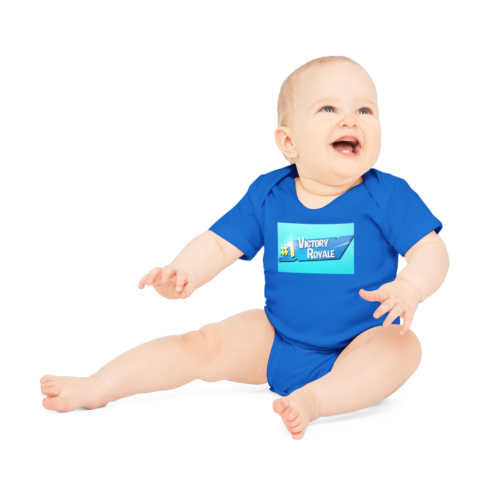 Baby Bodysuit "#1 Victory Royale" - Gamer Infant Onesie, Cute Video Game Newborn Gift