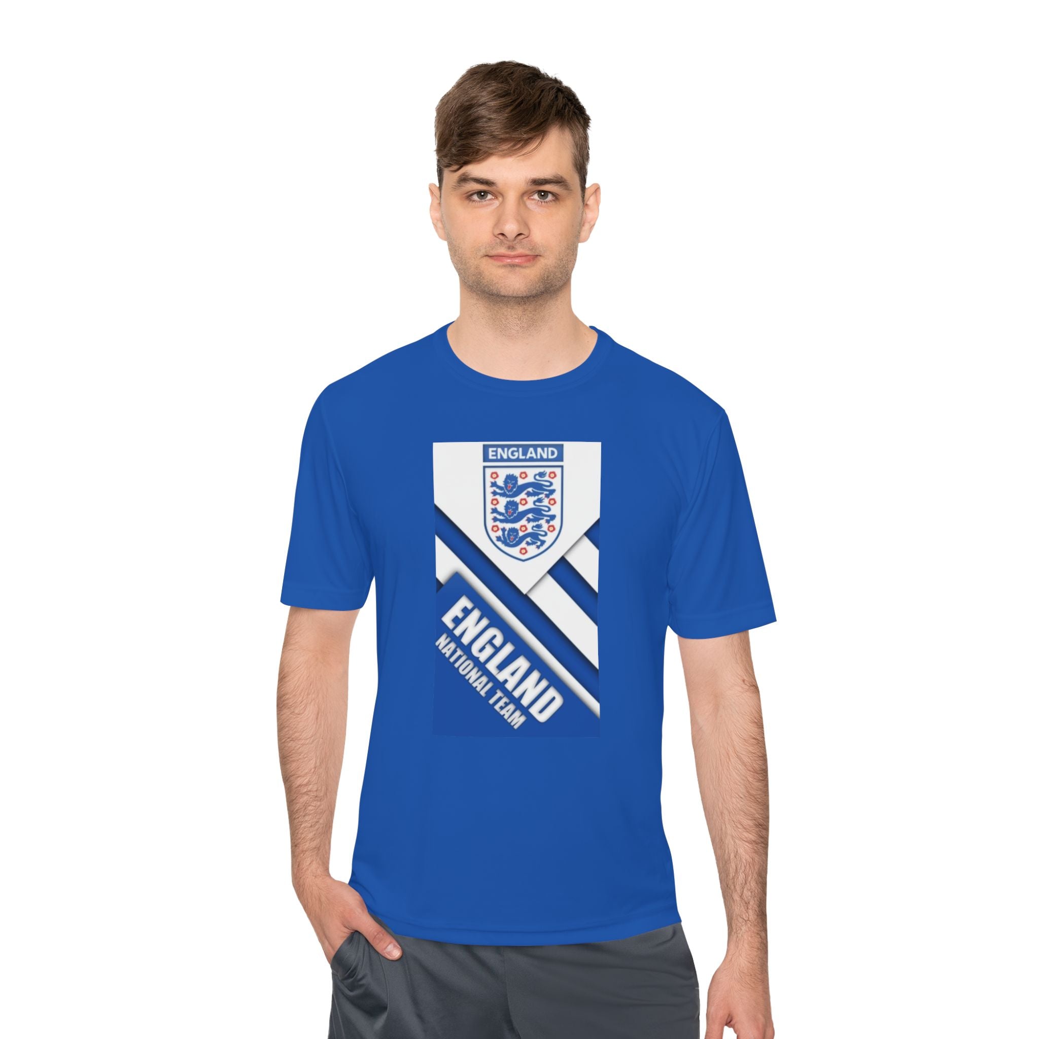 England National Team Soccer Tee — Crest & Stripes Moisture‑Wicking Shirt