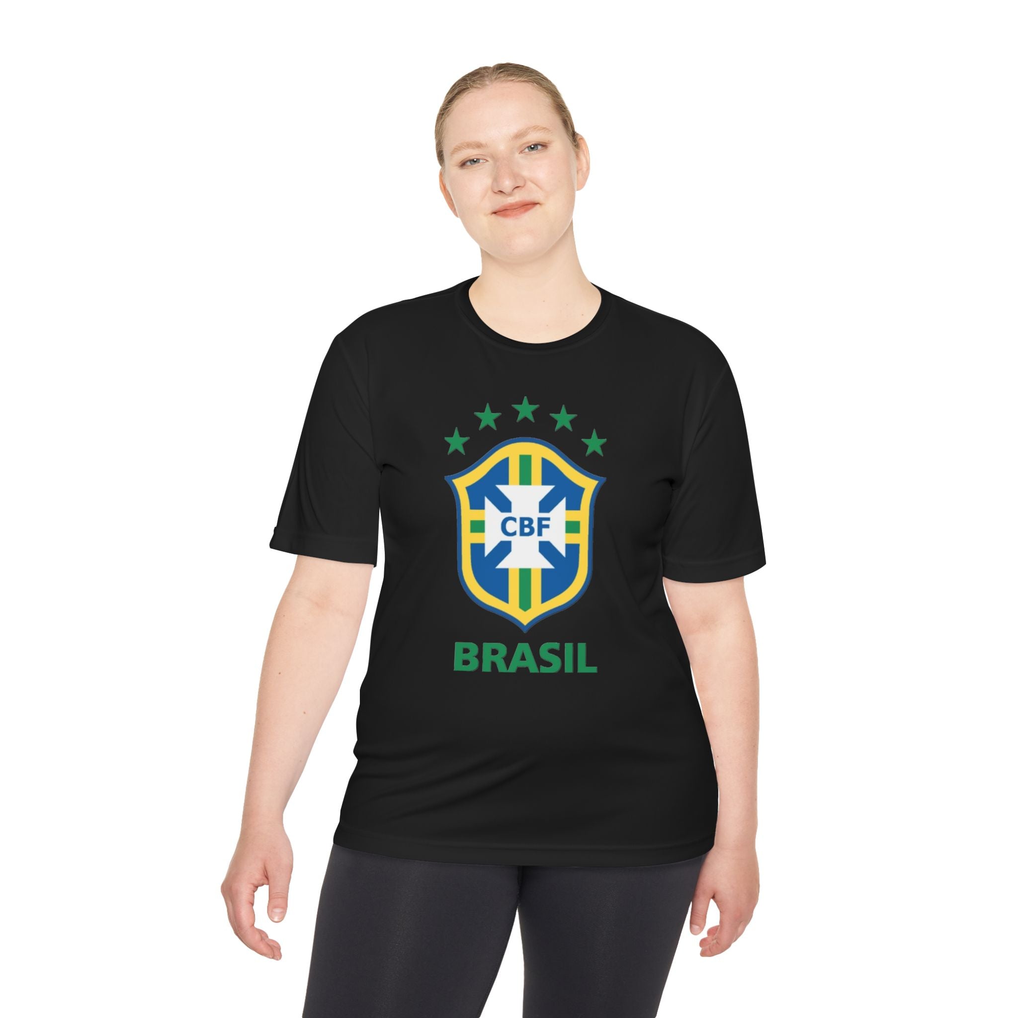 Brasil CBF Soccer Crest Tee — Brazilian Football Fan Shirt