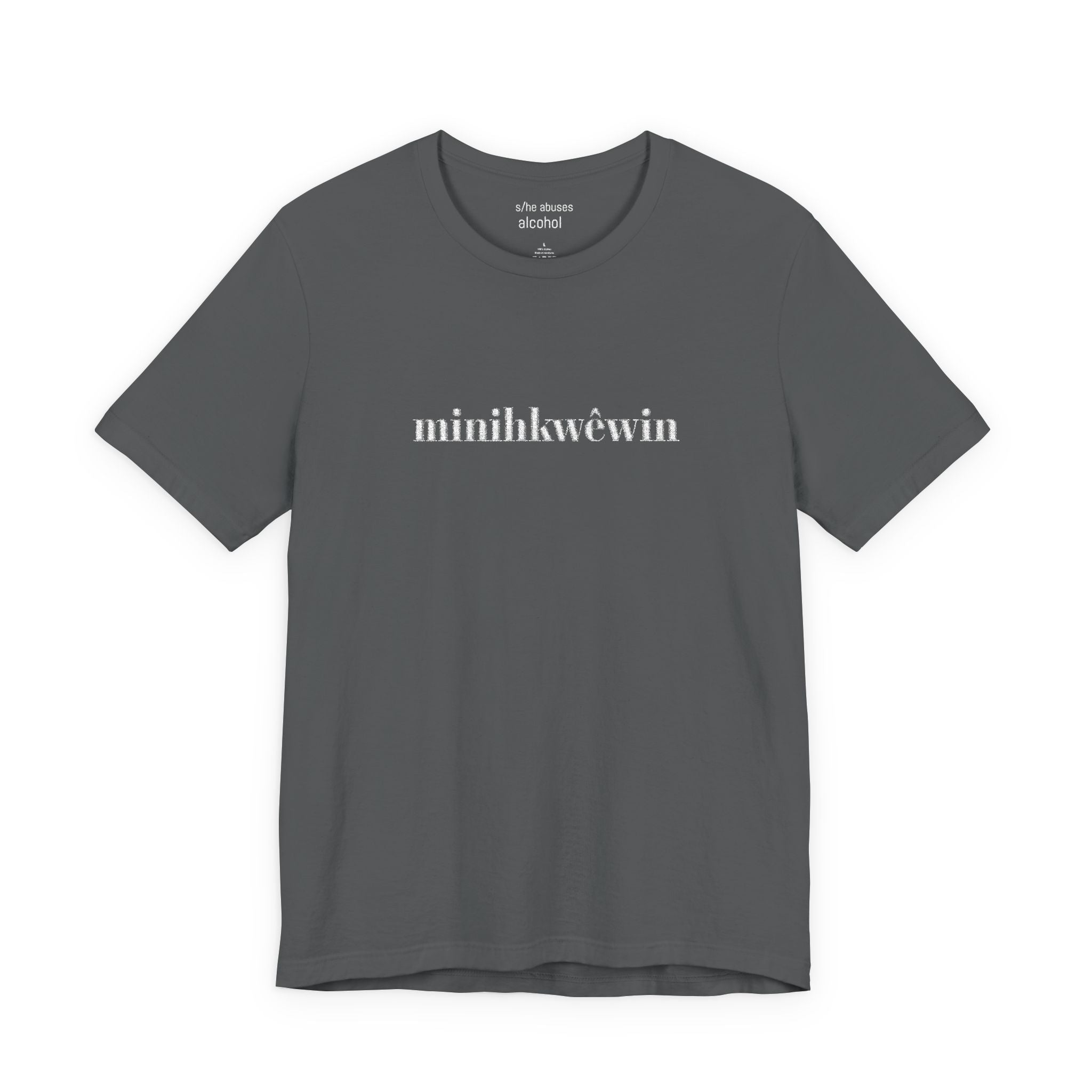 Minimalist  "minihkwêwin" Tee — Short Sleeve T-Shirt
