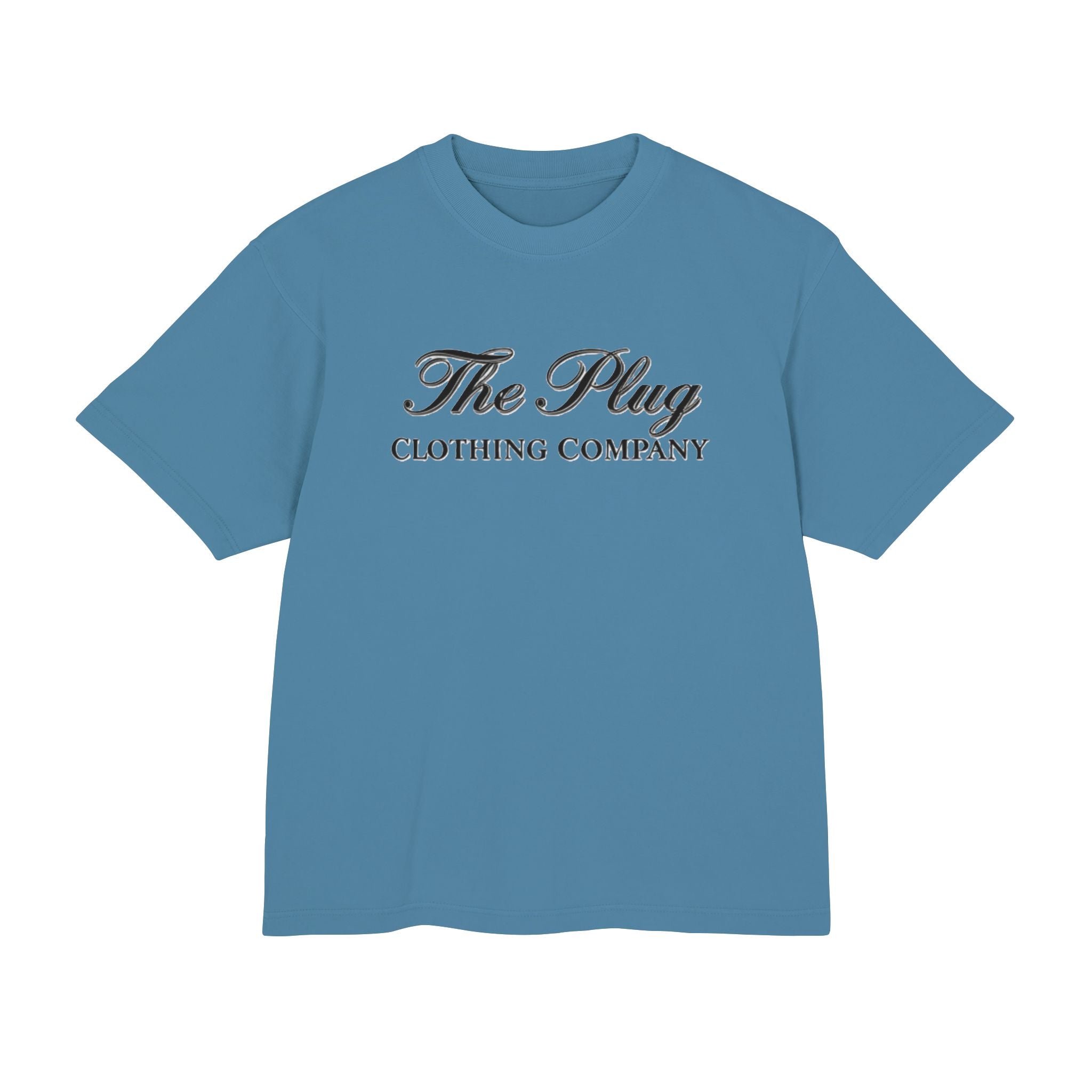 Vintage Script Logo Tee — The Plug Clothing Co. Heavyweight Urban Tee