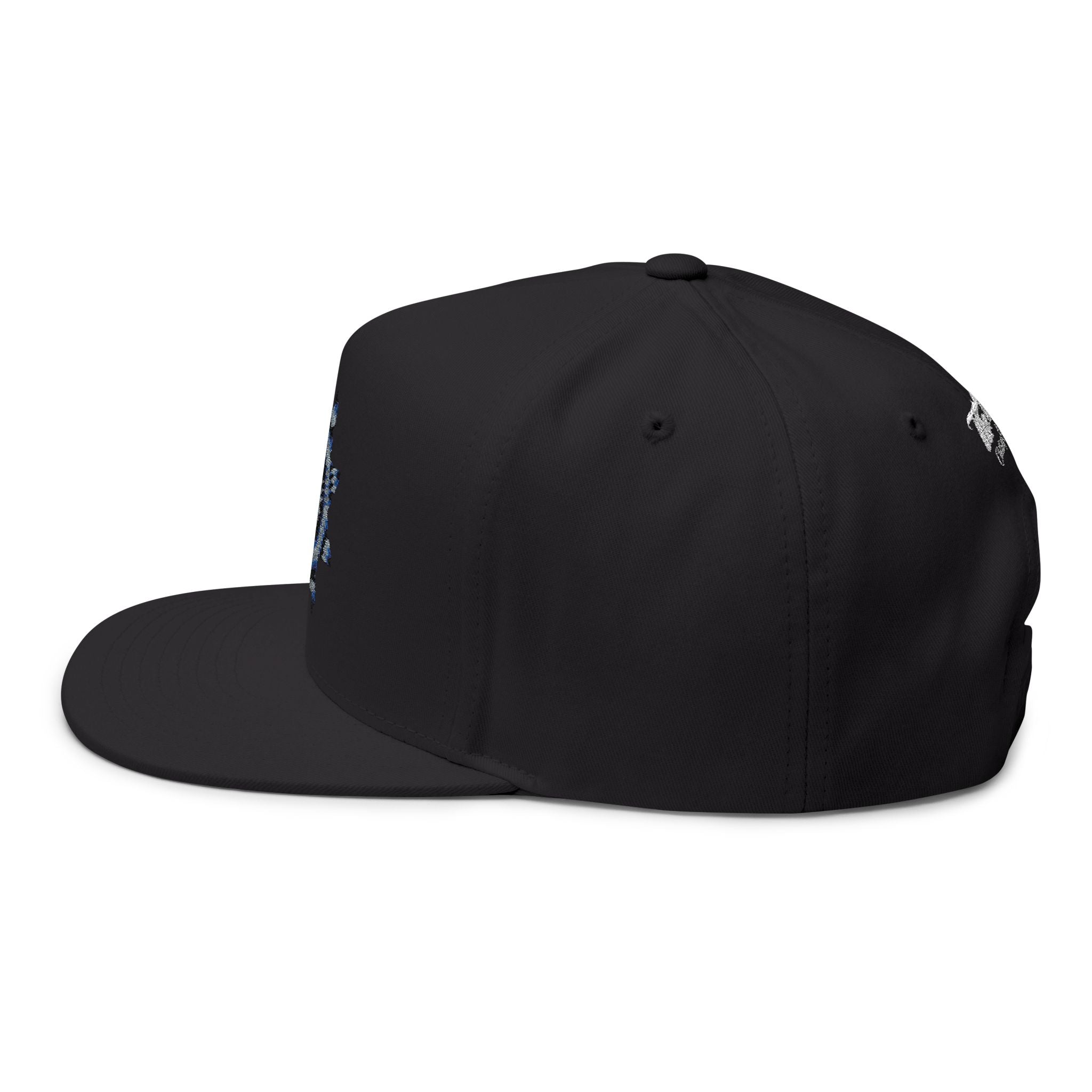 the Plug Clothing Company Embroidered Flat Bill - Native Geometric Star Logo