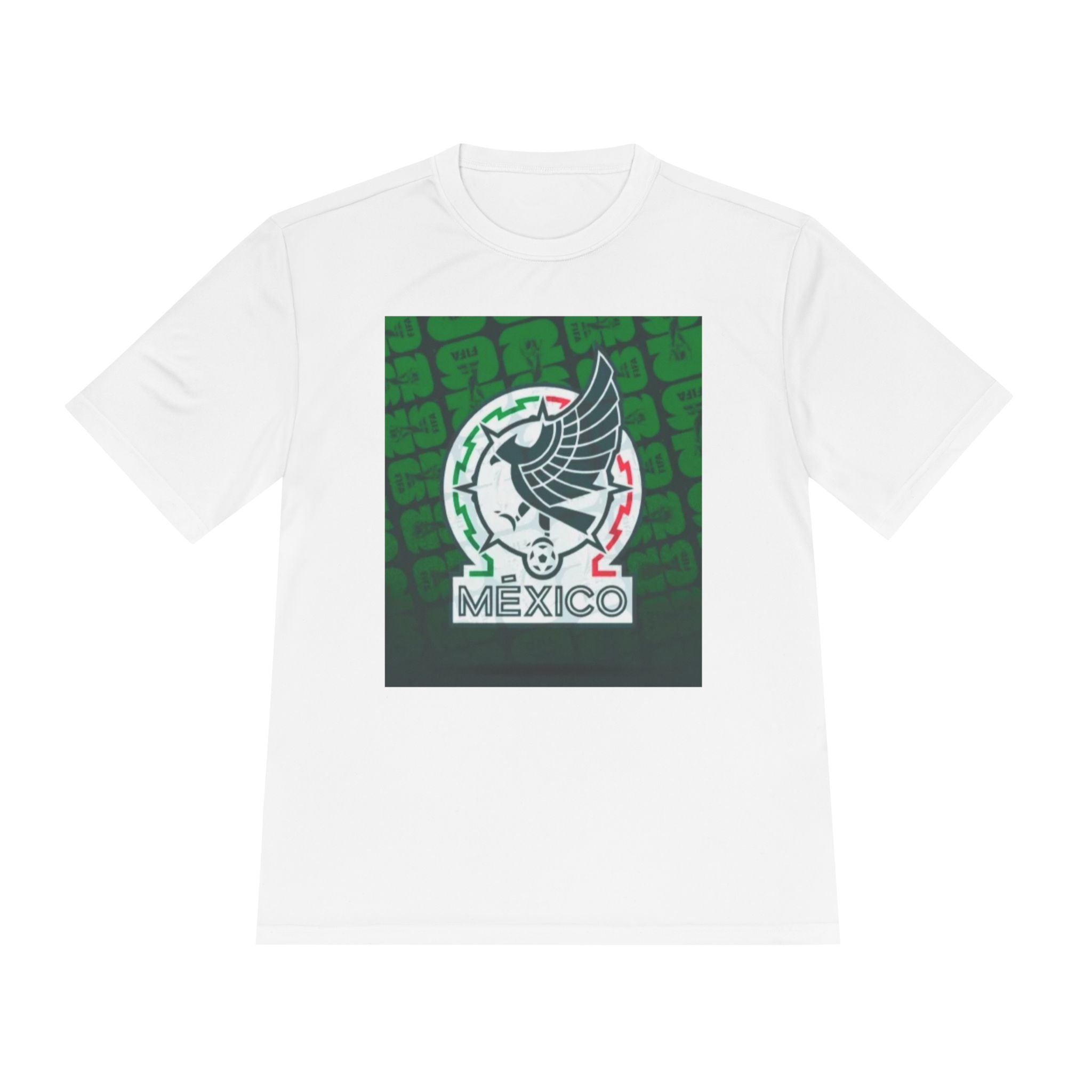 Mexico Soccer Crest Tee — Green Aztec Football Shirt