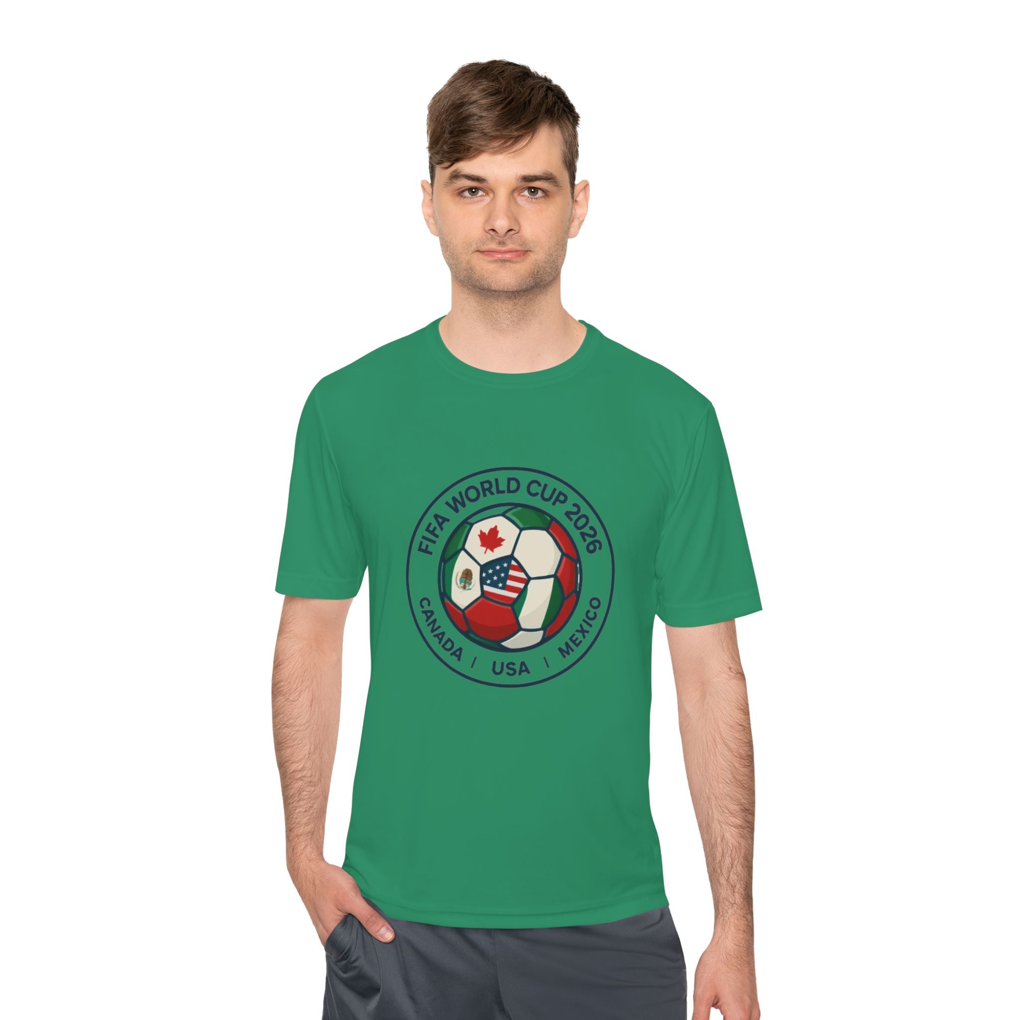 FIFA World Cup 2026 Soccer Tee — Canada | USA | Mexico